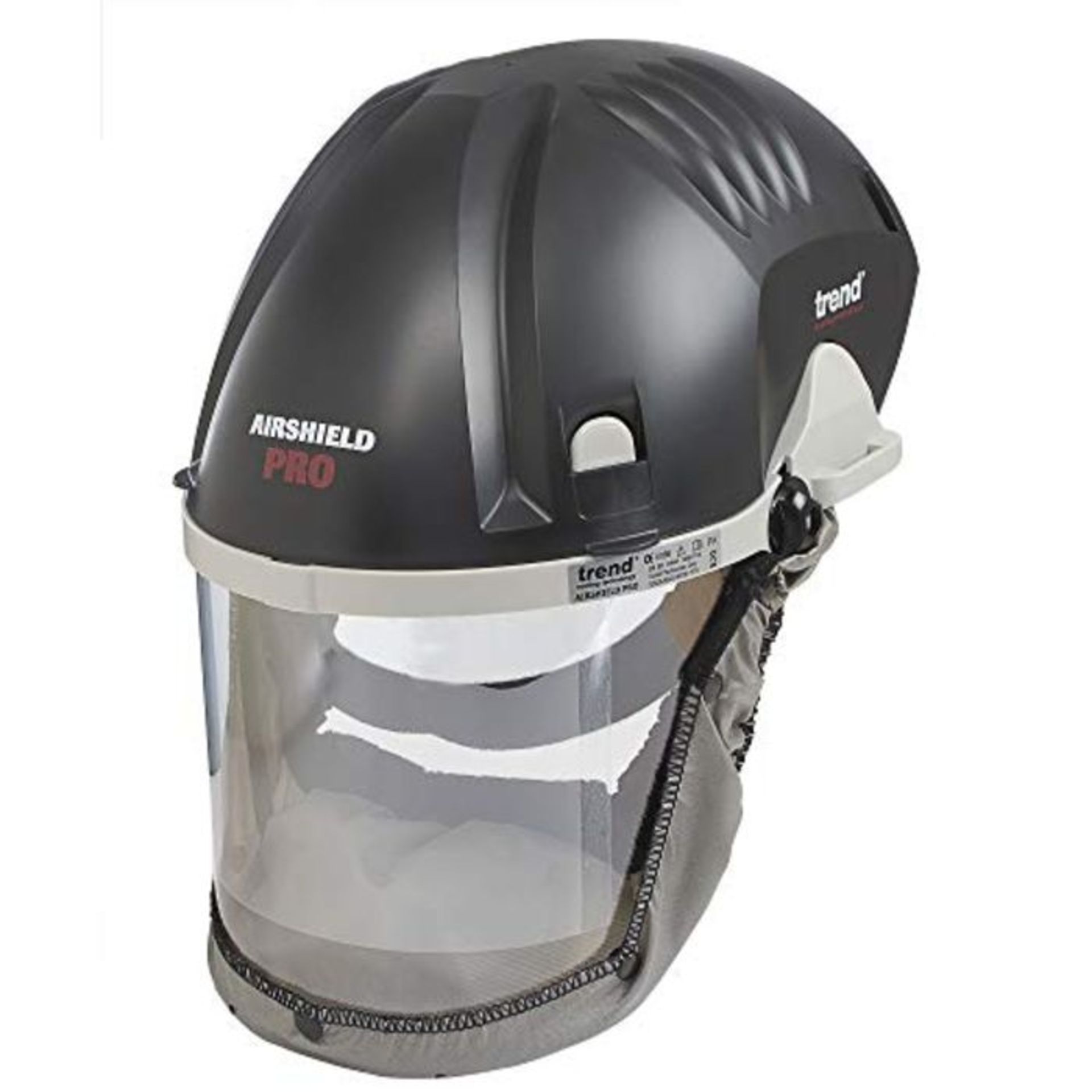 RRP £228.00 Trend AIR/PRO Respirator and Face Shield Protection, Black, 230V