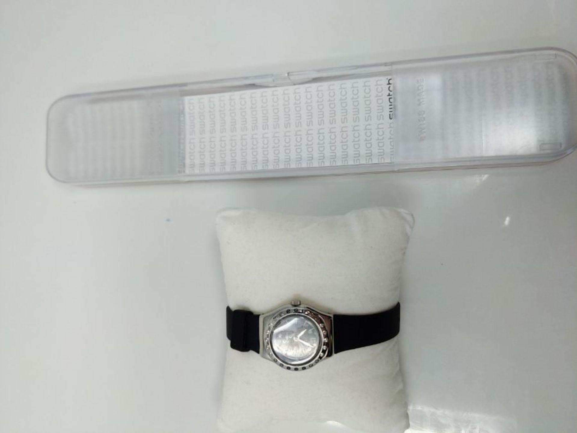 RRP £80.00 Swatch Damen Analog Quarz Uhr mit Silikon Armband YSS312 - Image 2 of 2