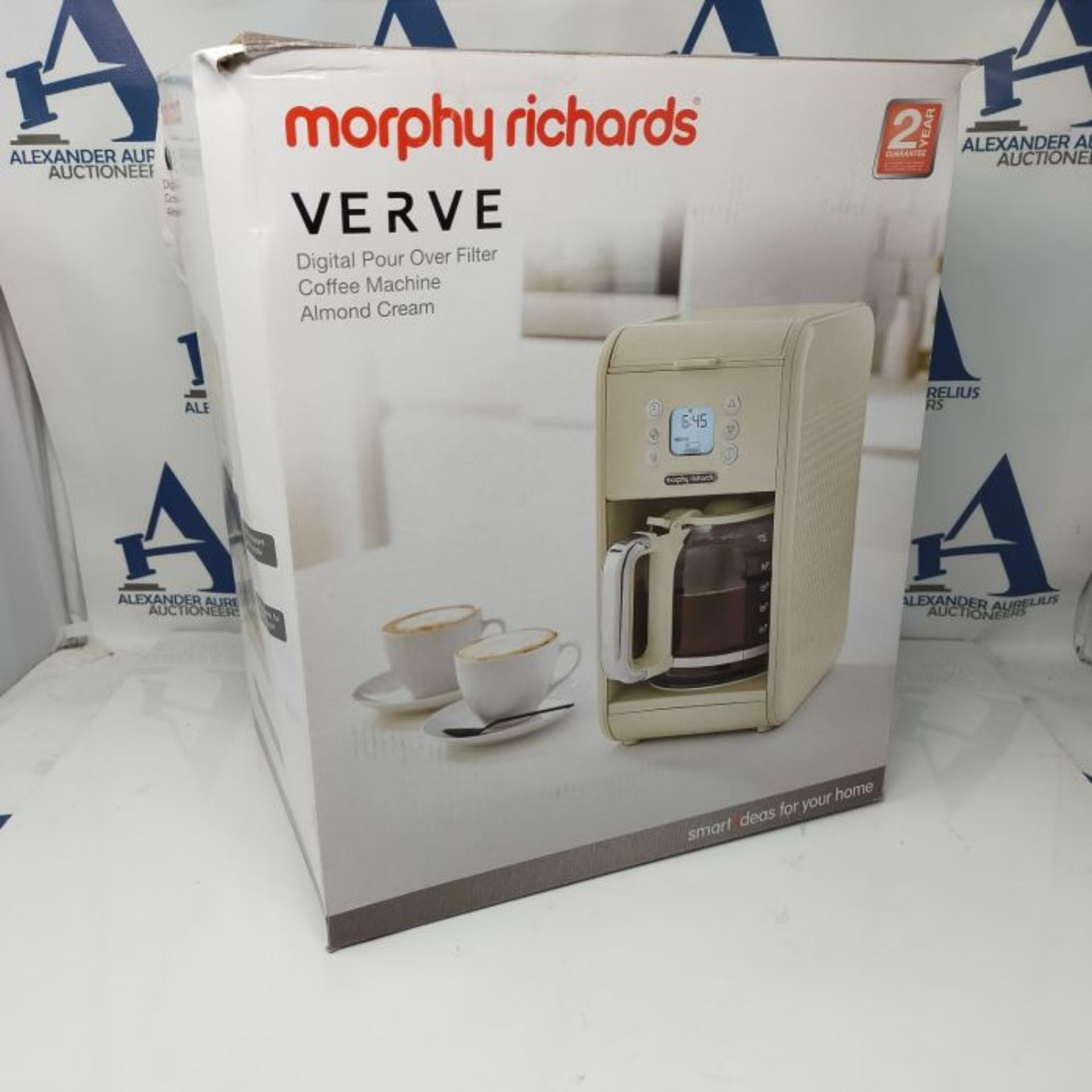 RRP £64.00 Morphy Richards 163006 Verve Pour Over Filter Coffee Machine, Cream - Image 2 of 3