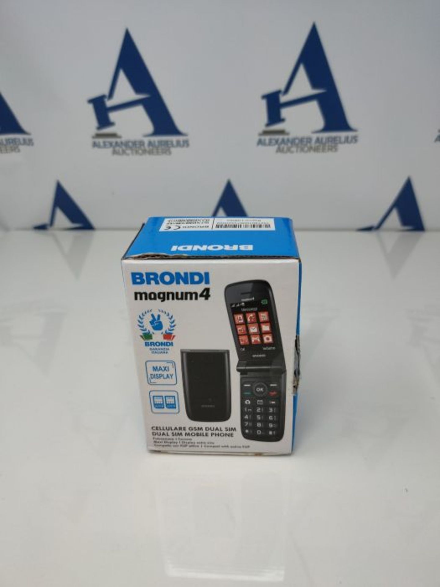 Brondi Magnum 4 Telefono Cellulare Maxi Display, Tastiera Fisica Retroilluminata, Dual - Image 2 of 3
