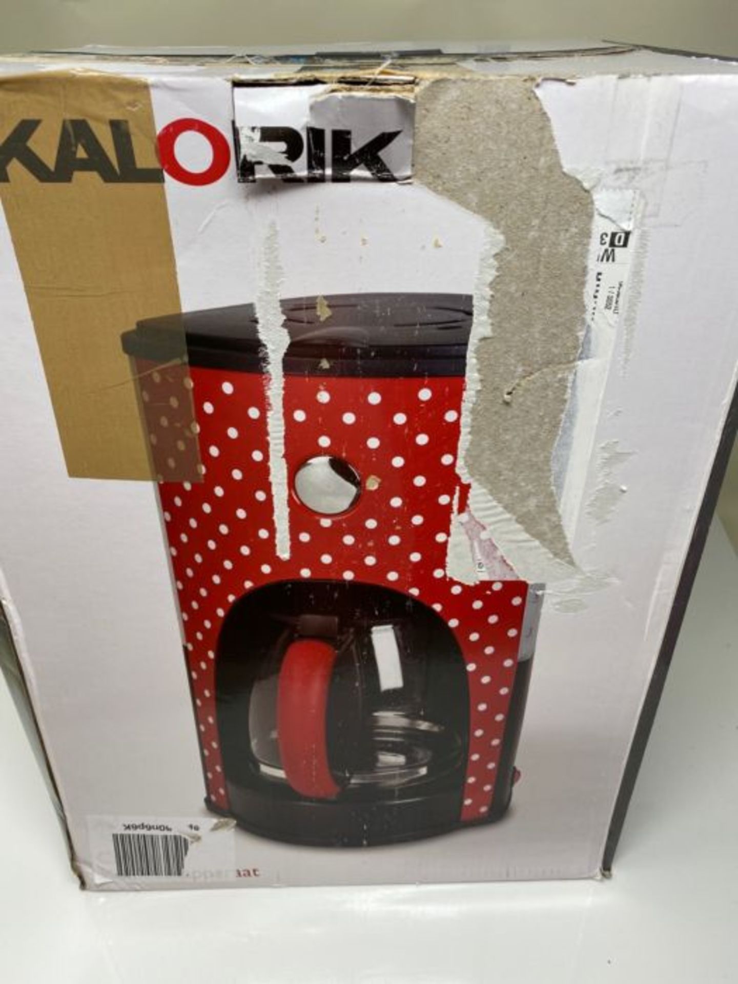 RRP £67.00 Team Kalorik Filter Coffee Maker, 1.8 L Capacity, Glass Jar, Up to 15 Cups, 1000 W, Re - Image 2 of 3