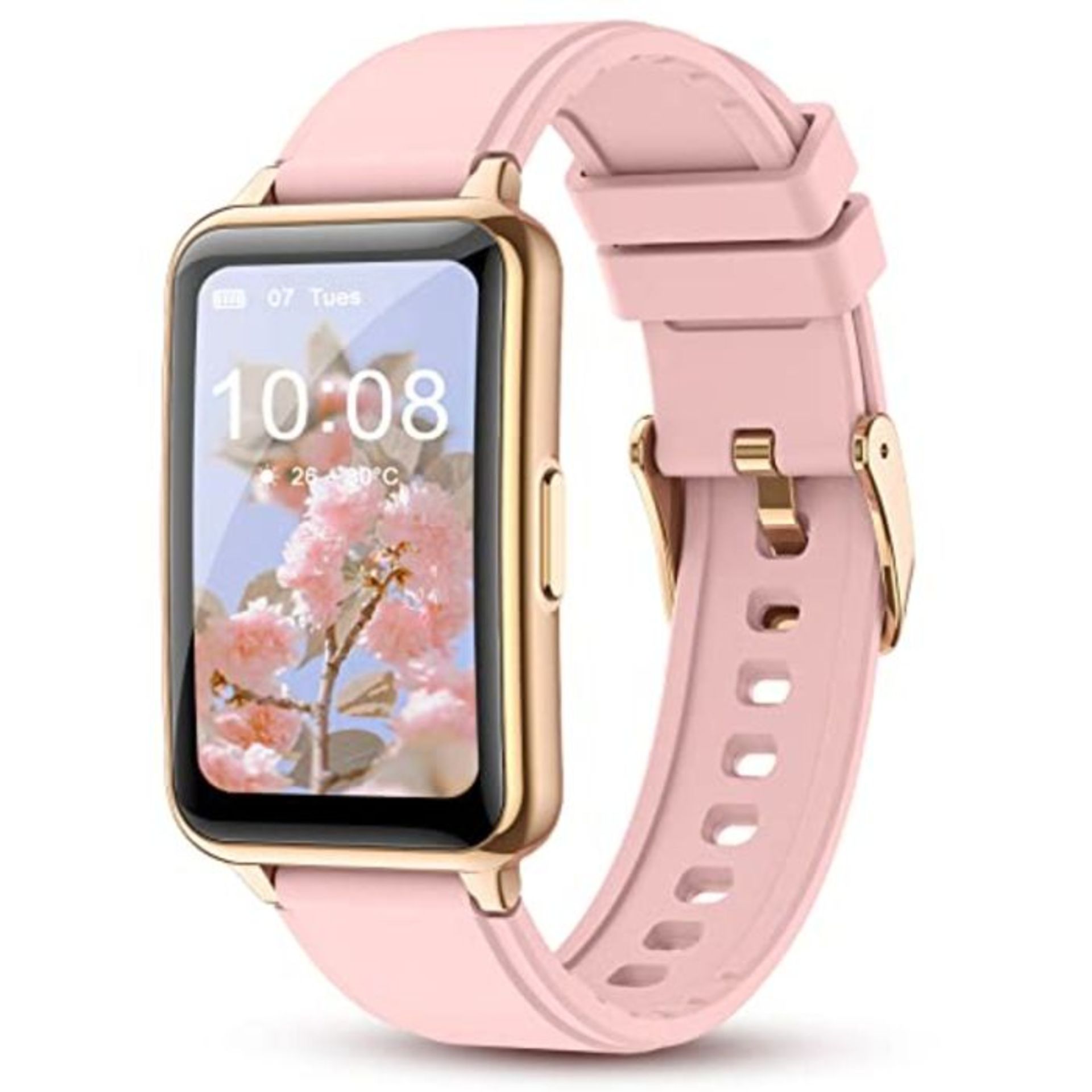 Bluetooth Smartwatch, 1.57 Inch Touch Colour Display Fitness Watch Tracker Waterproof