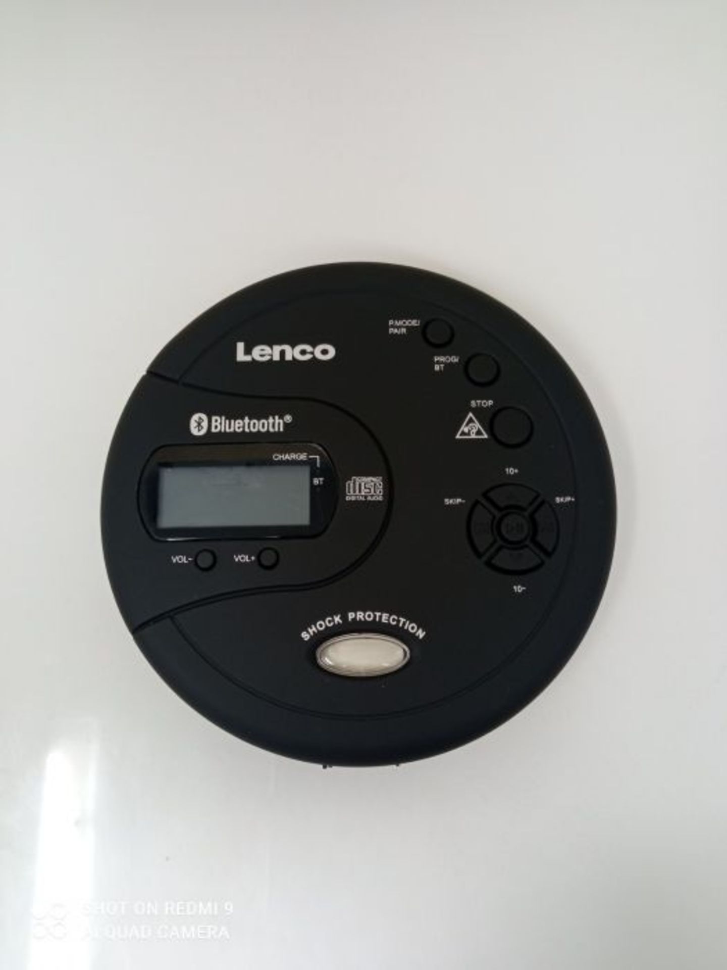 RRP £59.00 Lenco CD-300 - Portable CD Player Walkman - Bluetooth Diskman - CD Walkman - MP3 Funct - Image 3 of 3