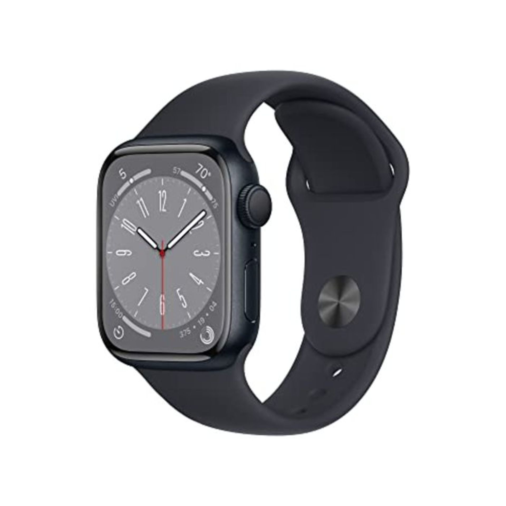 RRP £399.00 [INCOMPLETE] Apple Watch Series 8 (GPS 41mm) Smart watch - Midnight Aluminium Case wit