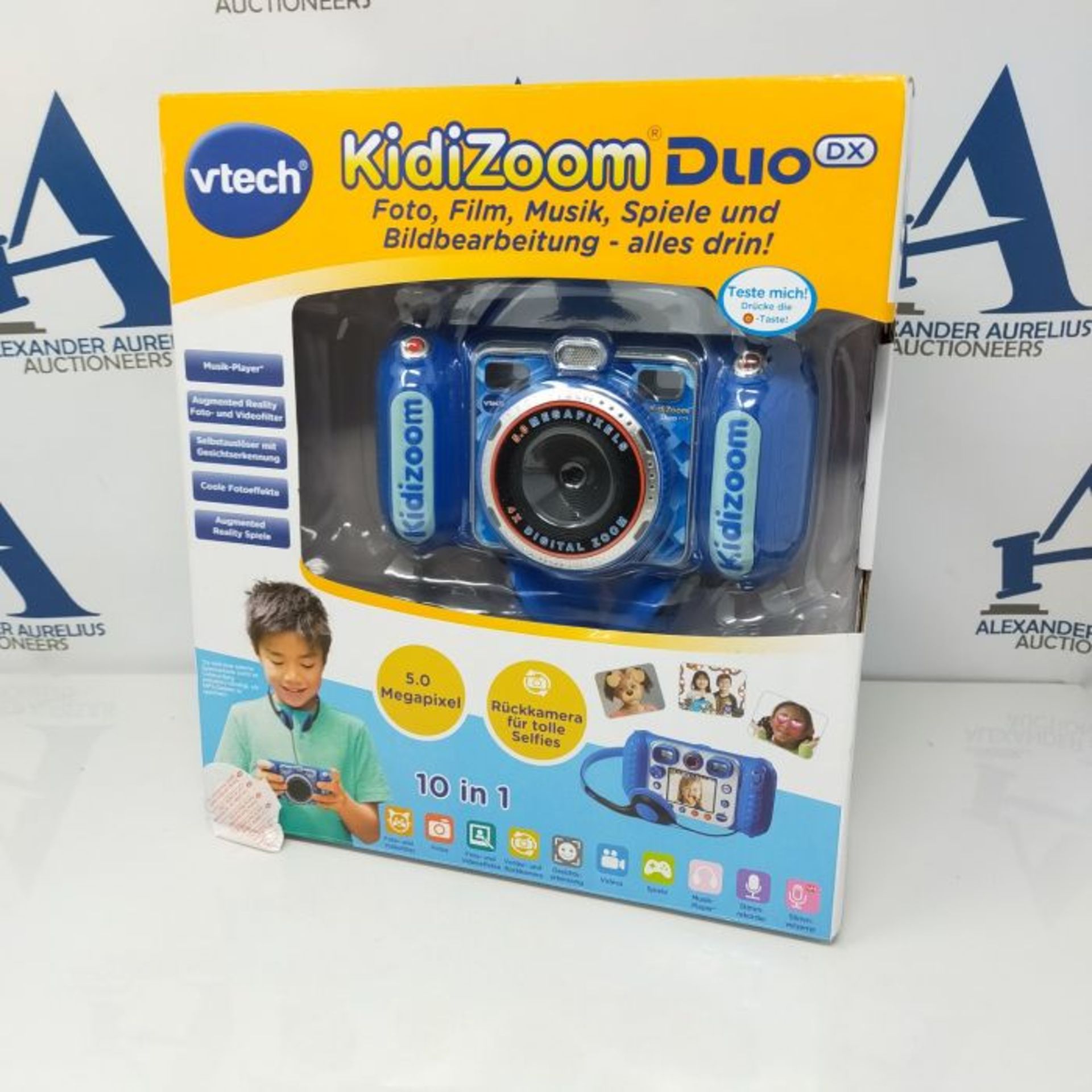 RRP £70.00 VTech KidiZoom Duo DX Blue - Children's Camera with Selfie and Video Function, Effects - Image 2 of 2