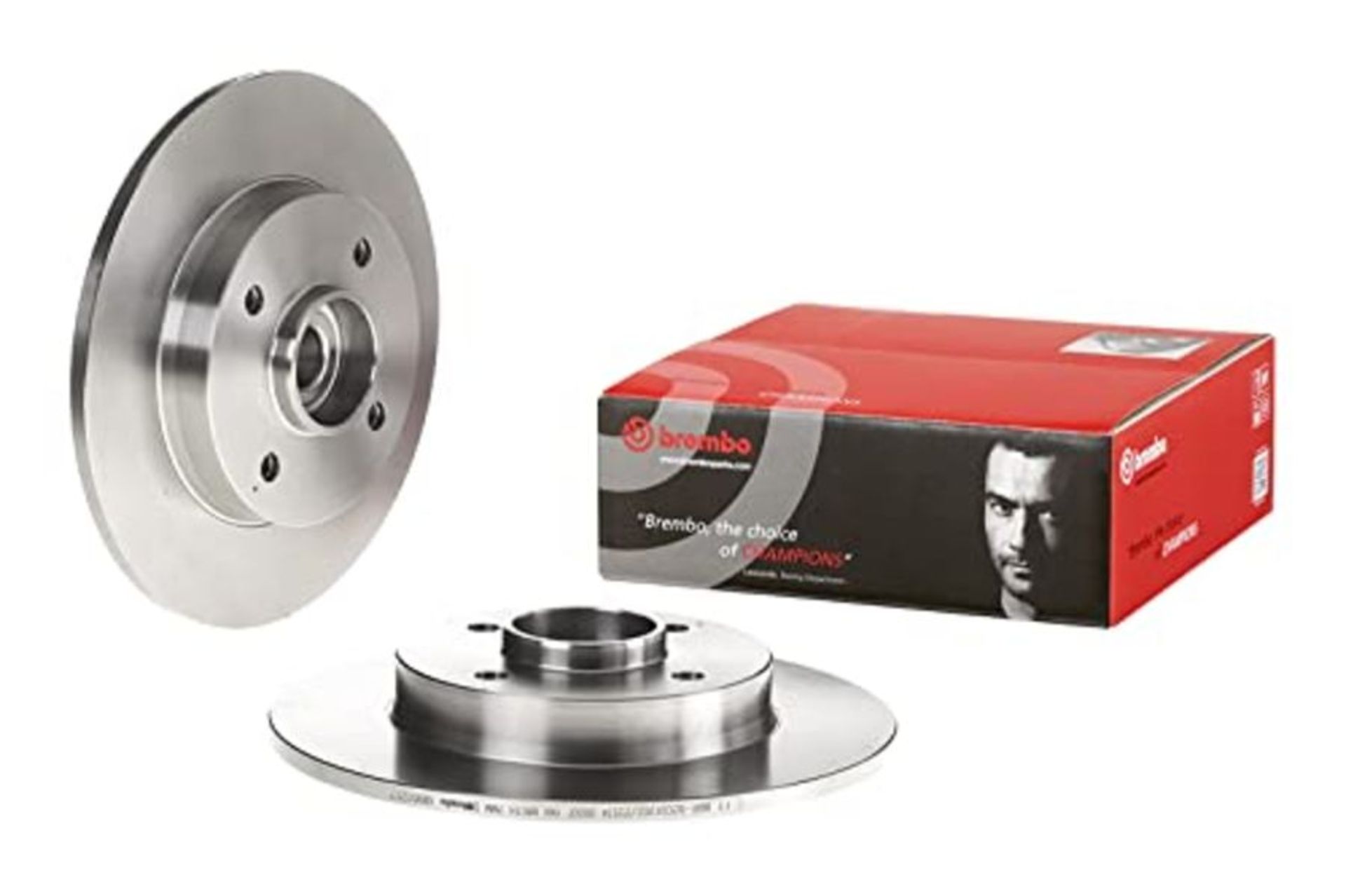 RRP £59.00 Brembo 08.9512.17 Rear Brake Disc with Bearing Kit & ABS - Single Piece