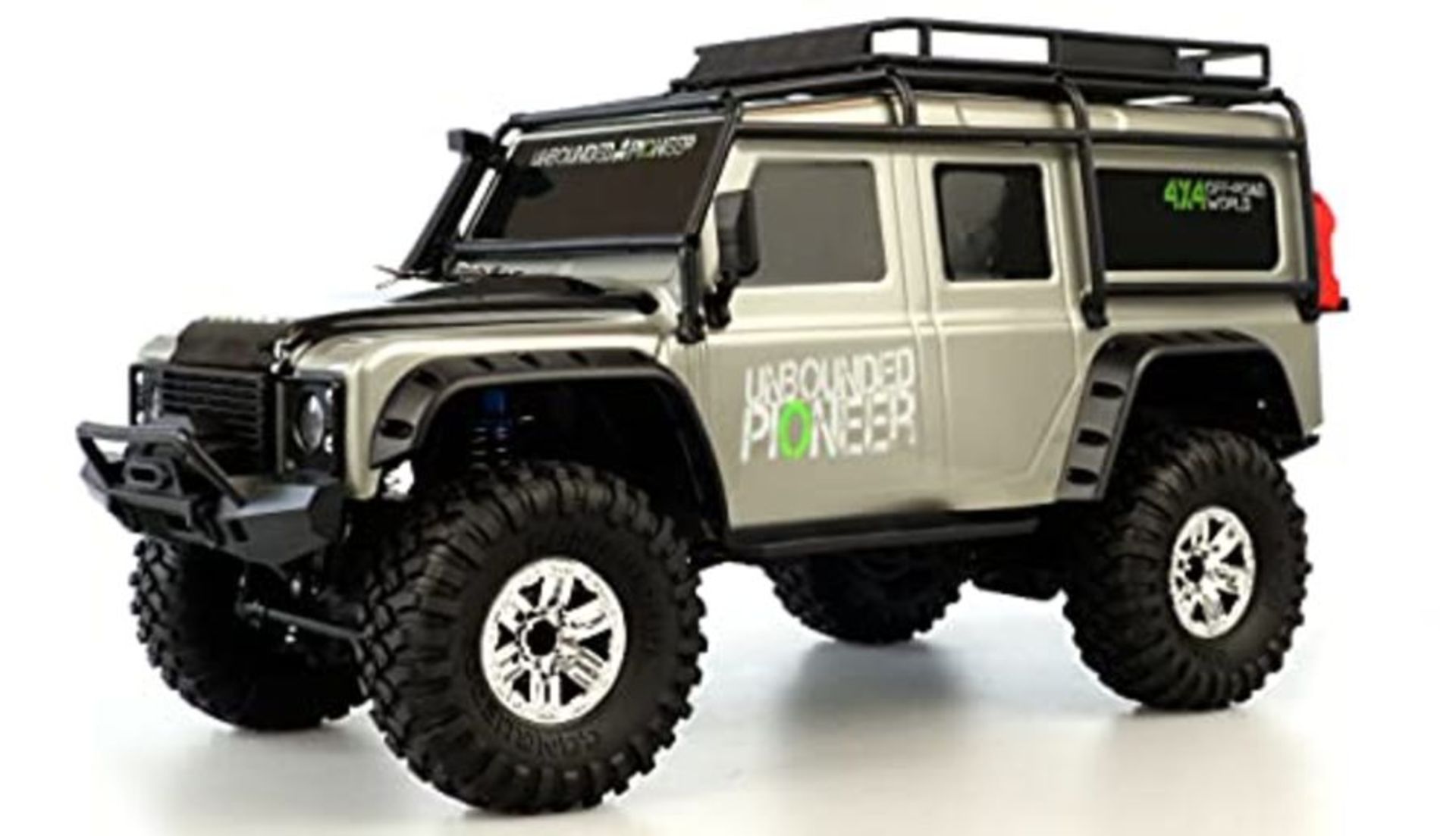 RRP £113.00 Amewi 22528 RC Dirt Climbing Pioneer SUV Crawler 4WD 1:10 RTR with Remote Control, Bat
