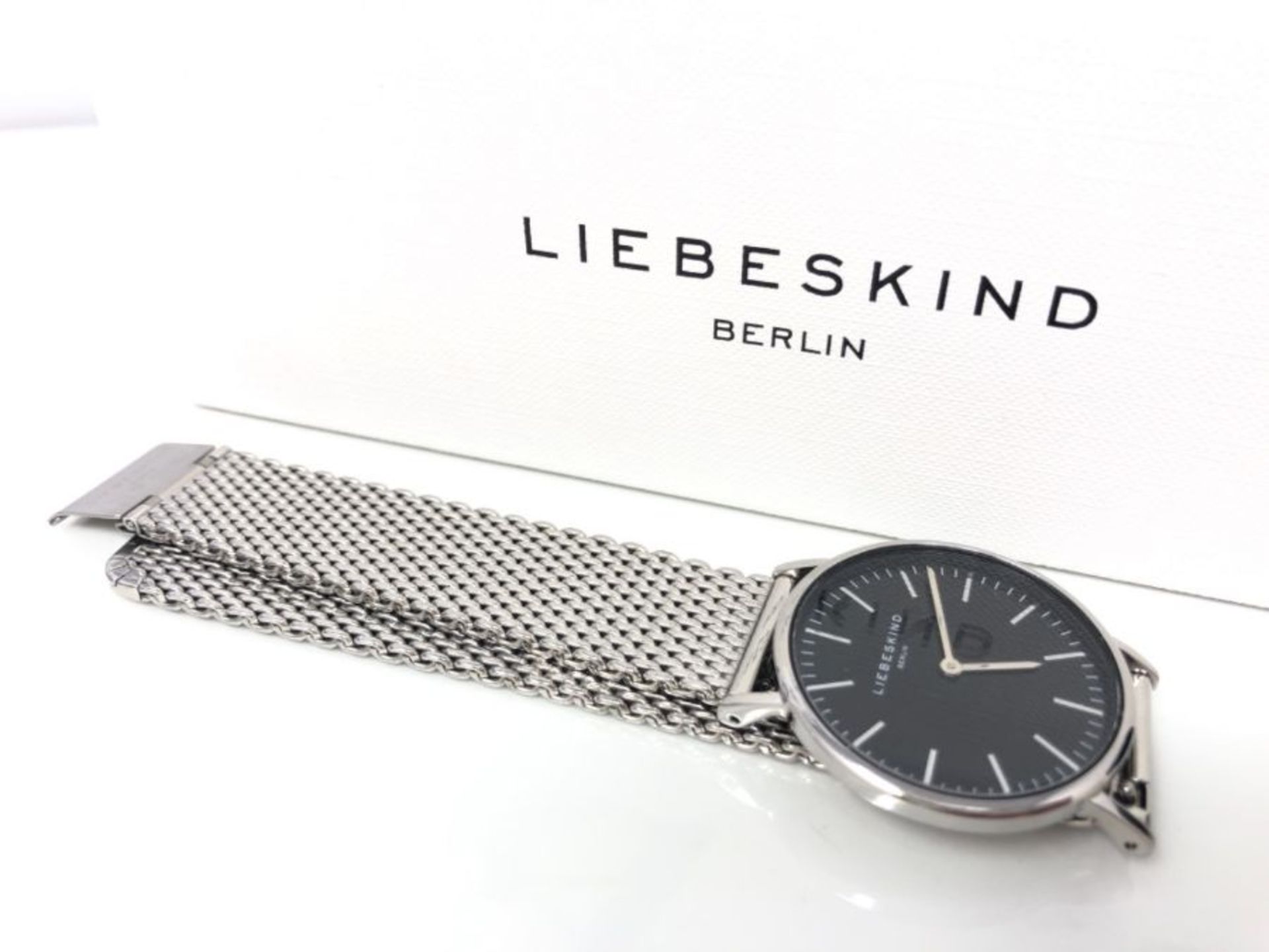 RRP £80.00 Liebeskind Berlin Damen Analog Quarz Armbanduhr mit Edelstahlarmband LT-0096-MQ - Image 3 of 3