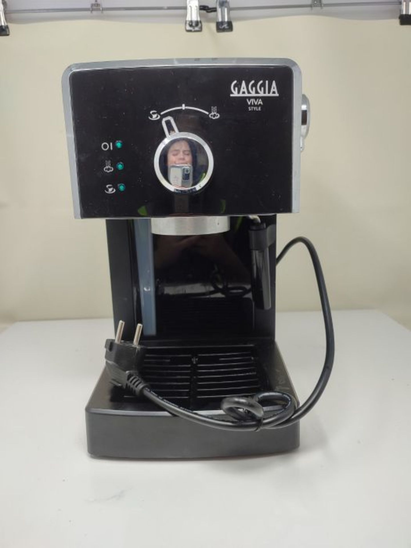 RRP £65.00 Gaggia RI8433/11 Viva Style Macchina da Caffè Espresso Manuale, per Macinato e Cialde - Image 2 of 2