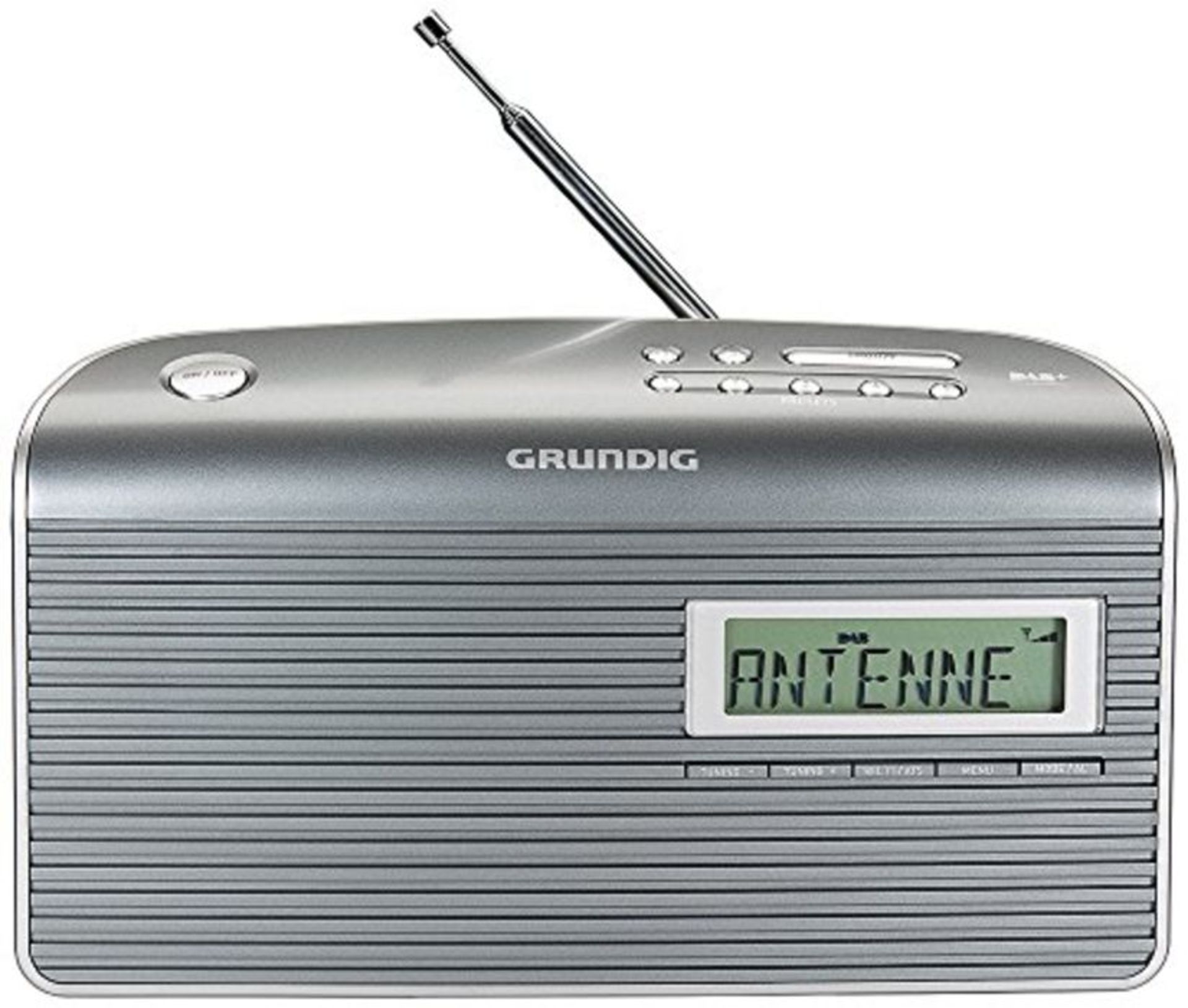 RRP £51.00 Grundig Music 7000 DAB+ Radio, grau/silber