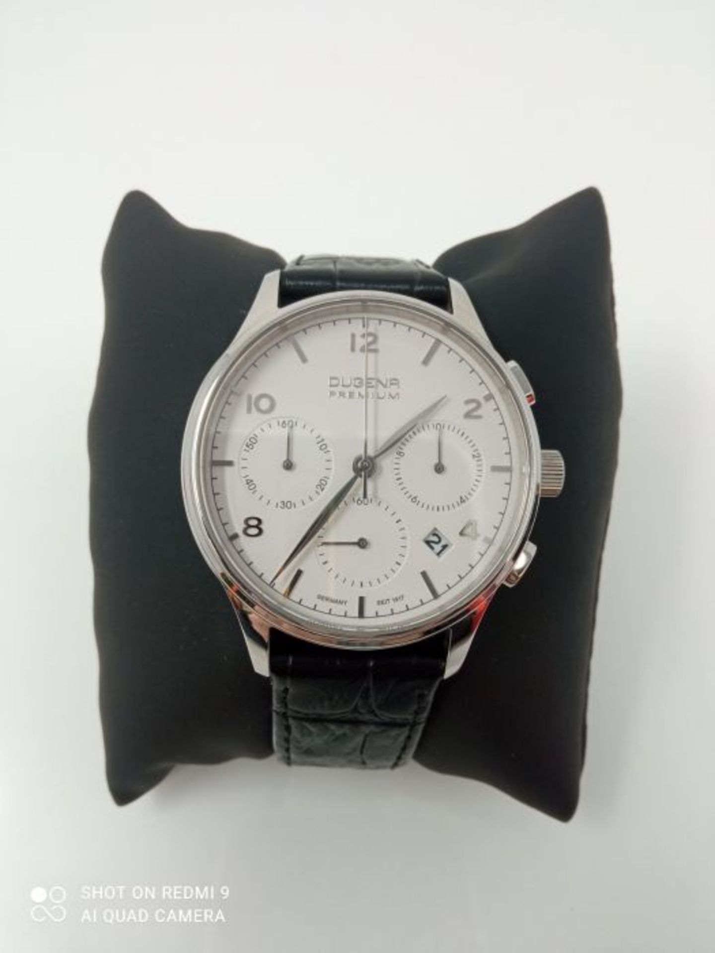 RRP £188.00 Dugena Men's Dugena Premium Quartz Watch with Silver Dial Chronograph Display and Blac - Image 2 of 2