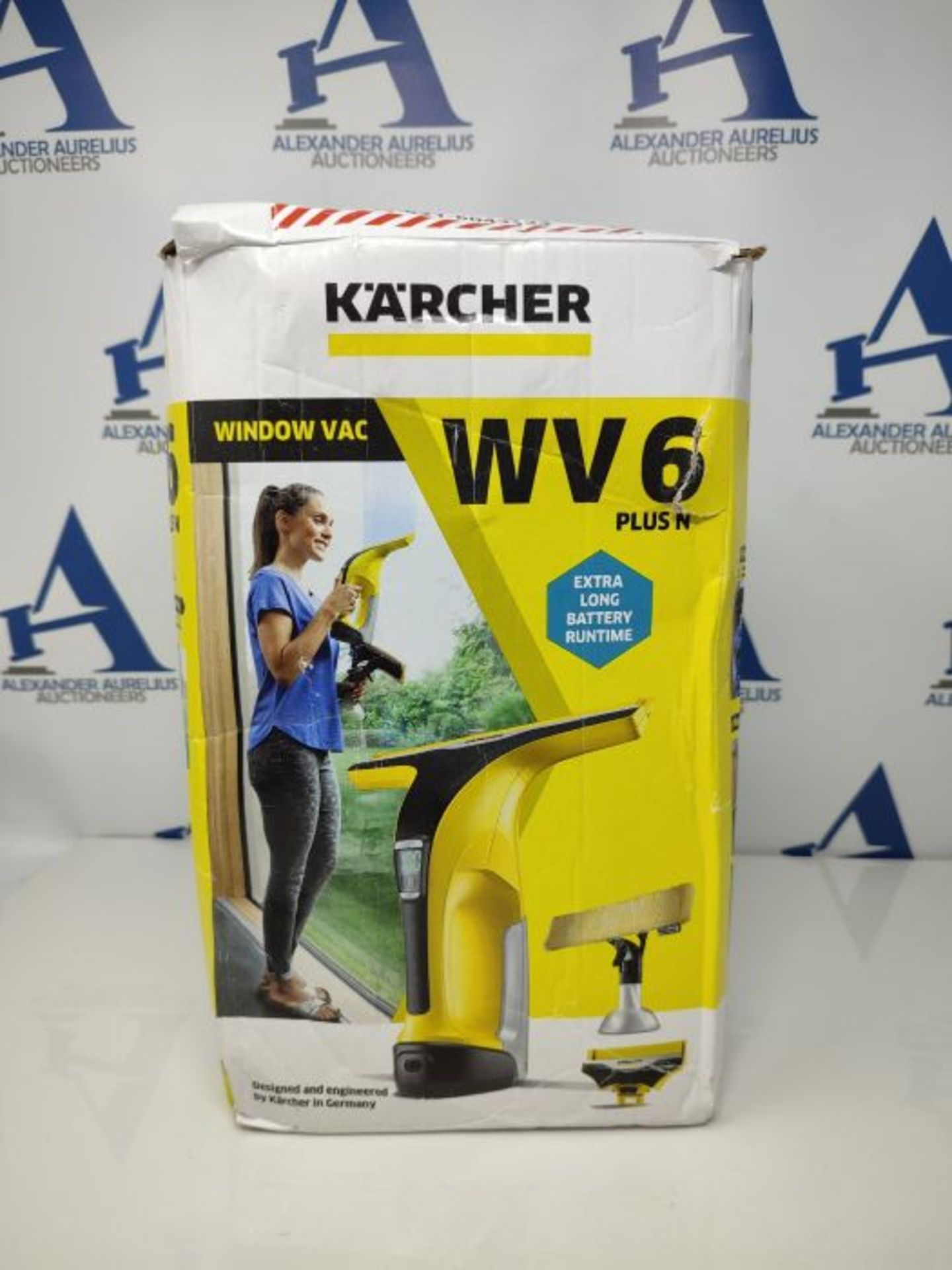 RRP £109.00 Kärcher 16332220 WV 6 Plus N Window Vac, 10 W, 240 V, Yellow/Black - Image 2 of 3