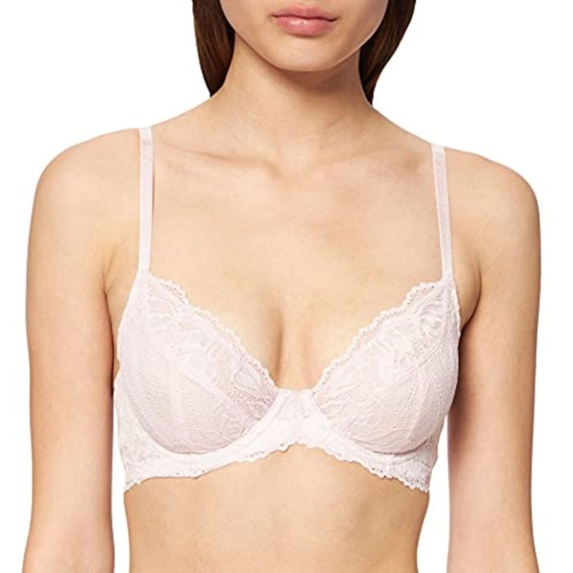 Calvin Klein Women's Unlined FC Bra, Pink Wink, 34DD