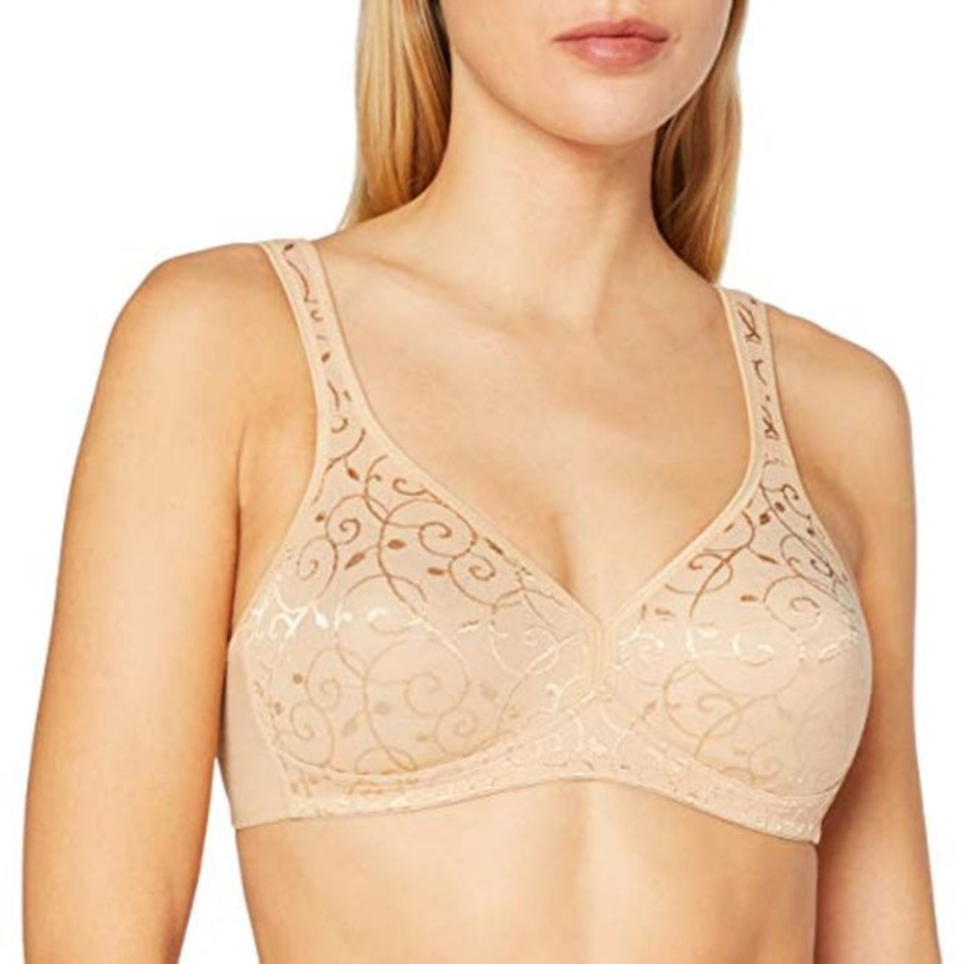 Triumph Women's Elegant Cotton N Everyday Bra, Beige, 34D