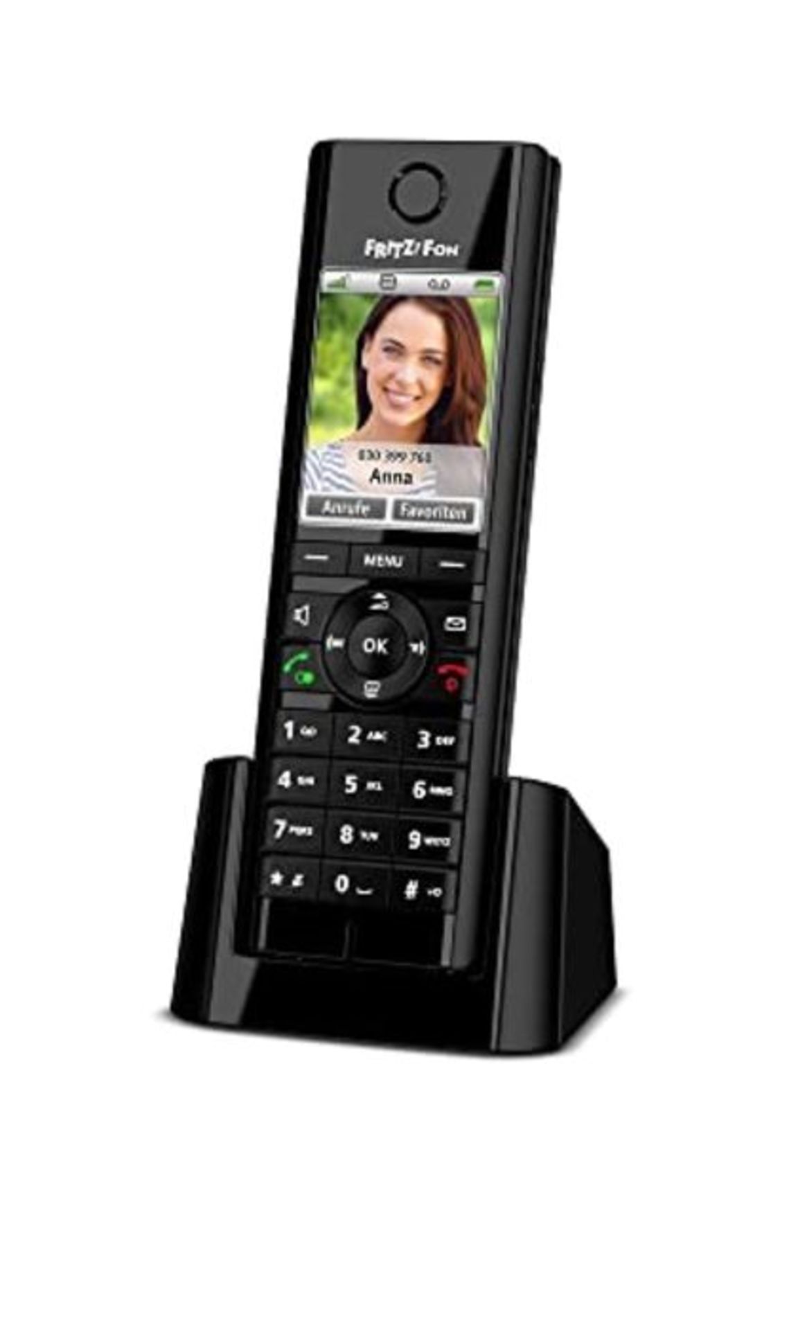 RRP £51.00 AVM FRITZ!Fon C5 DECT comfort telephone (high-quality color display, HD telephony, Int