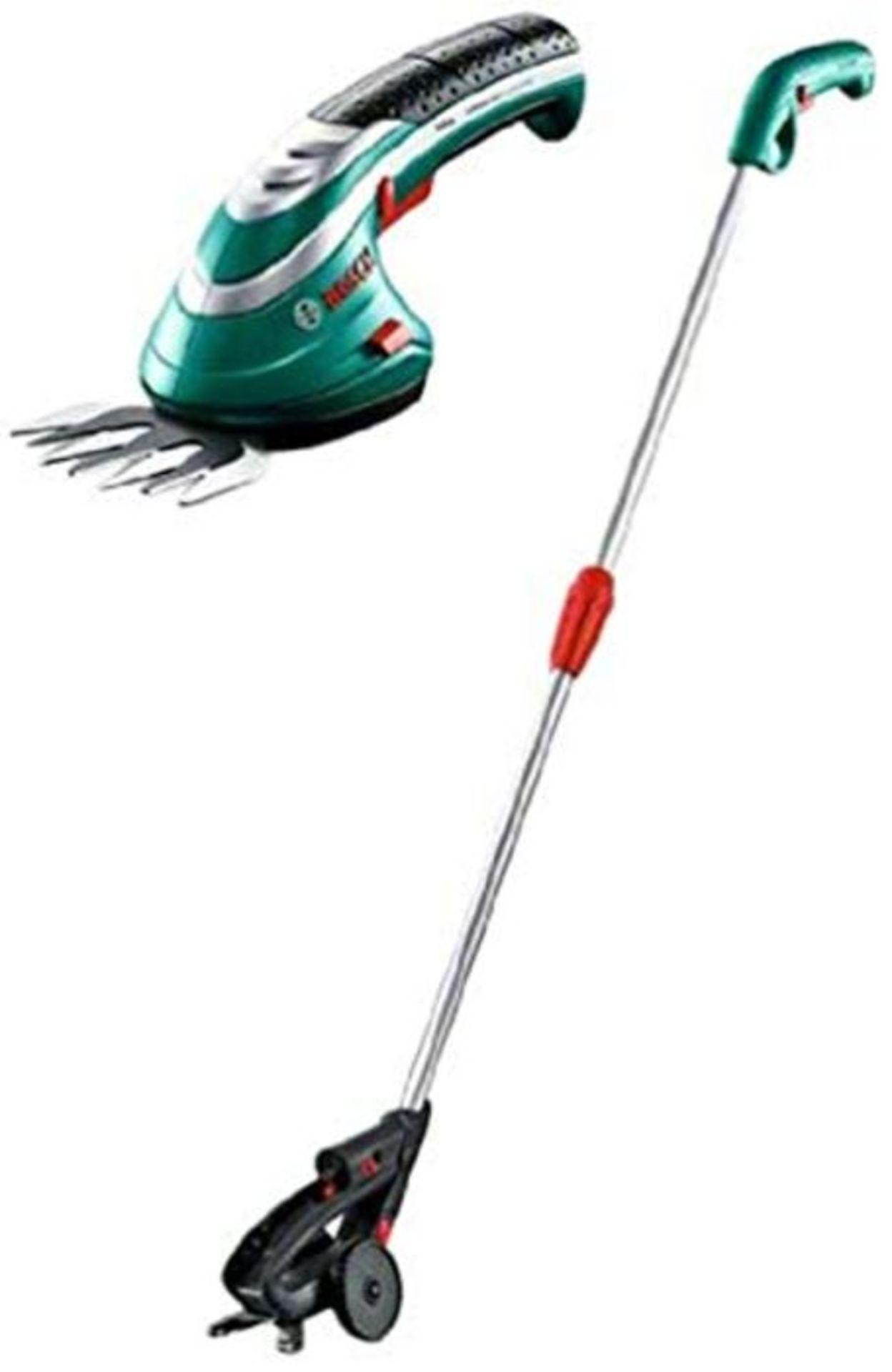 RRP £105.00 Bosch ISIO Battery hedge trimmer 1200g ISIO, Battery hedge trimmer, 8 cm, Black, Green