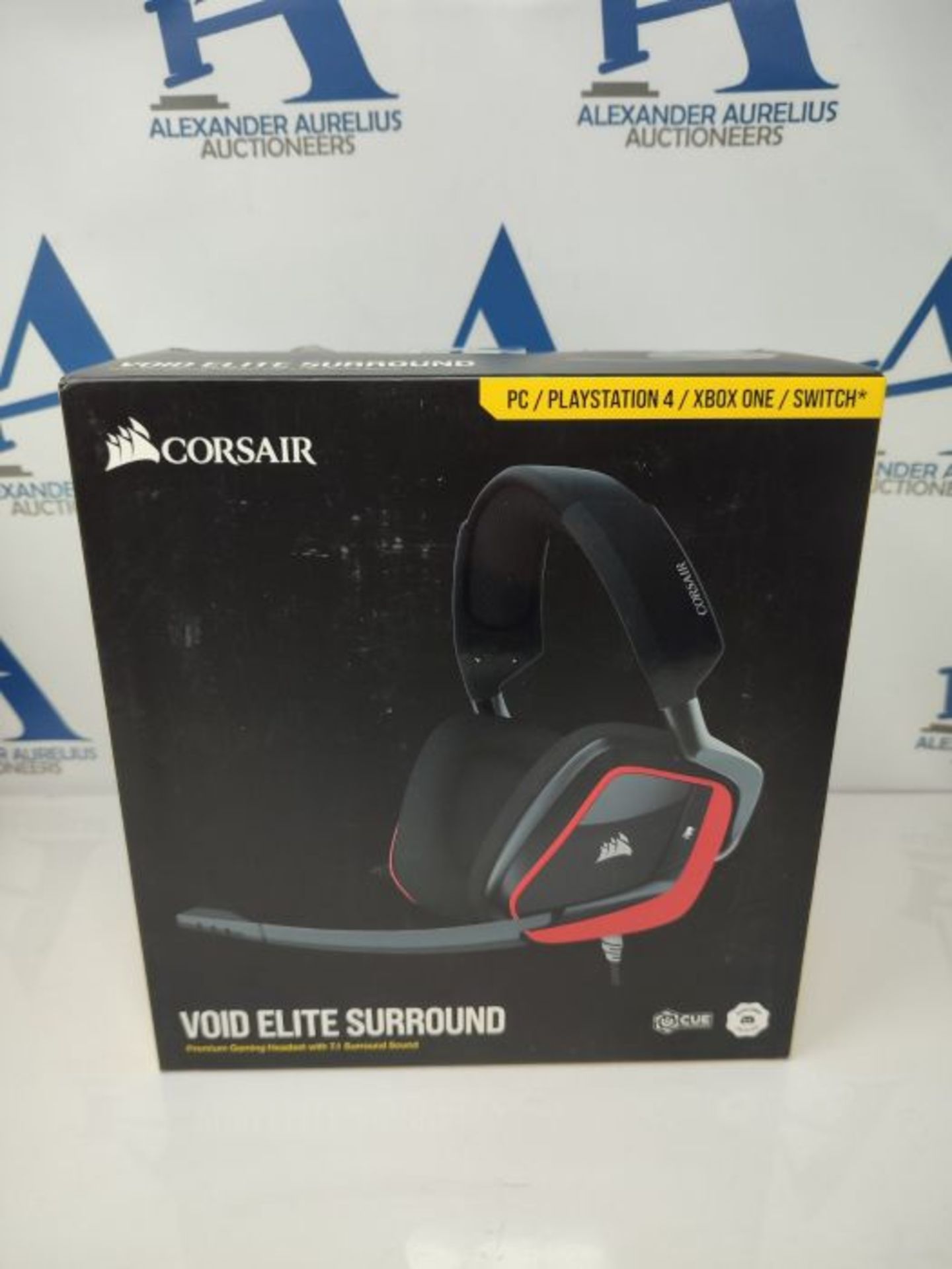 RRP £69.00 Corsair VOID ELITE Surround Gaming Headset (7.1 Surround Sound, Optimised Omnidirectio - Image 2 of 3