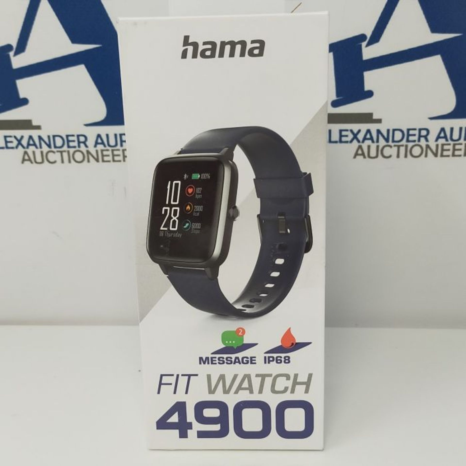 Hama Fit Watch 4900 Blue, Full Touch Screen, Notifications, Waterproof - Image 2 of 3