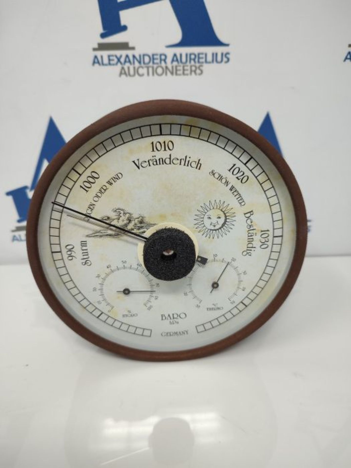 RRP £72.00 TFA Dostmann Analogue Weather Station Indoor Outdoor Barometer Hygrometer Thermometer - Image 2 of 3