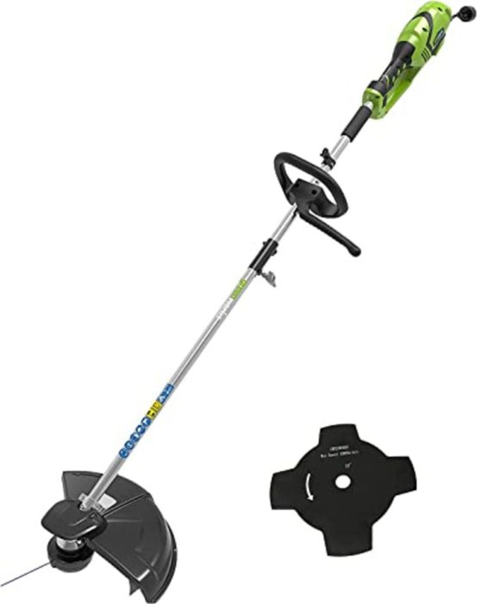 RRP £99.00 Greenworks Electric Lawn Trimmer 2in1 GST1246 (AC Electric 230V 1200W Motor Power 40 c