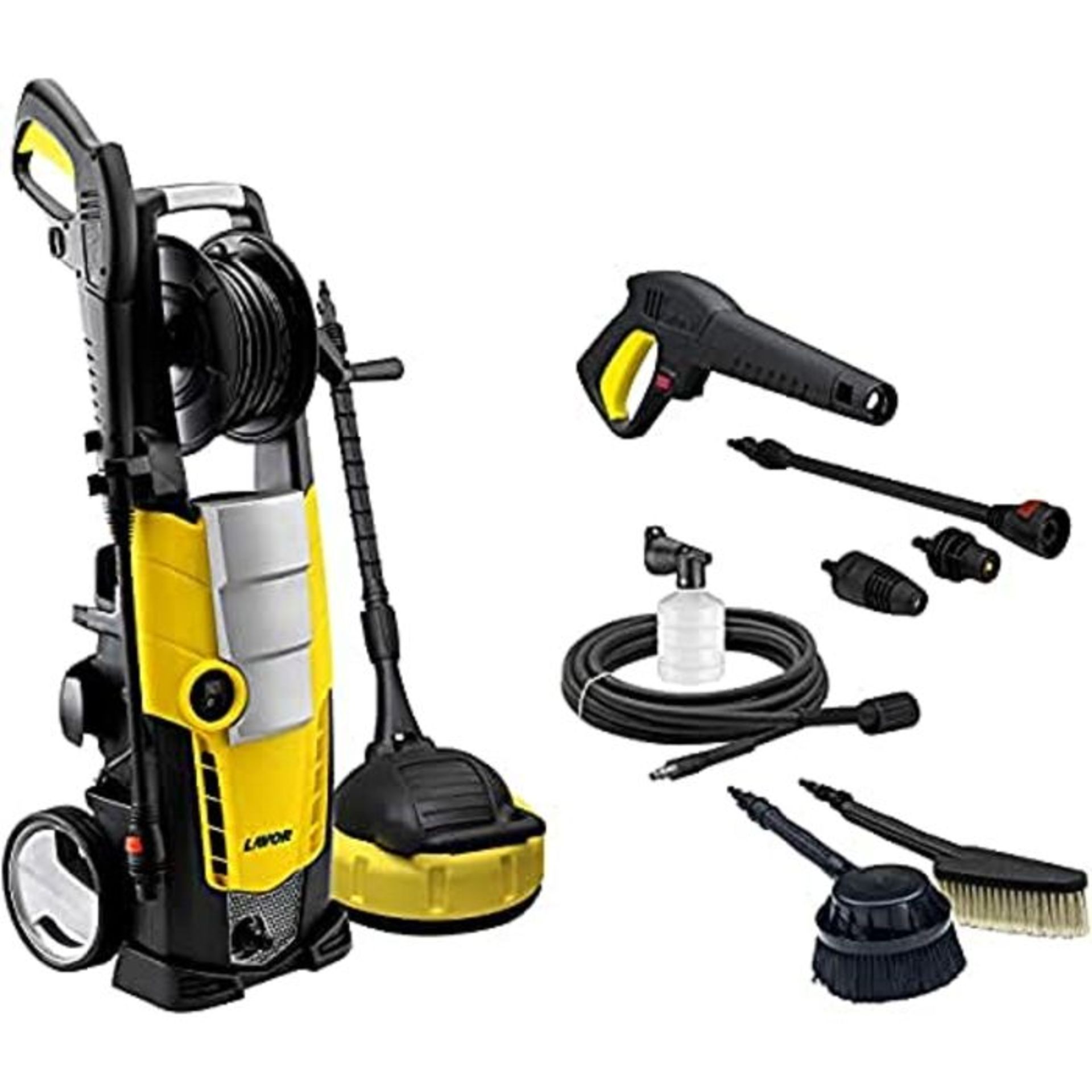 RRP £201.00 Lavorwash Galaxy 160 - high-pressure cleaners (Upright, Electric, Black, Yellow, 50/60