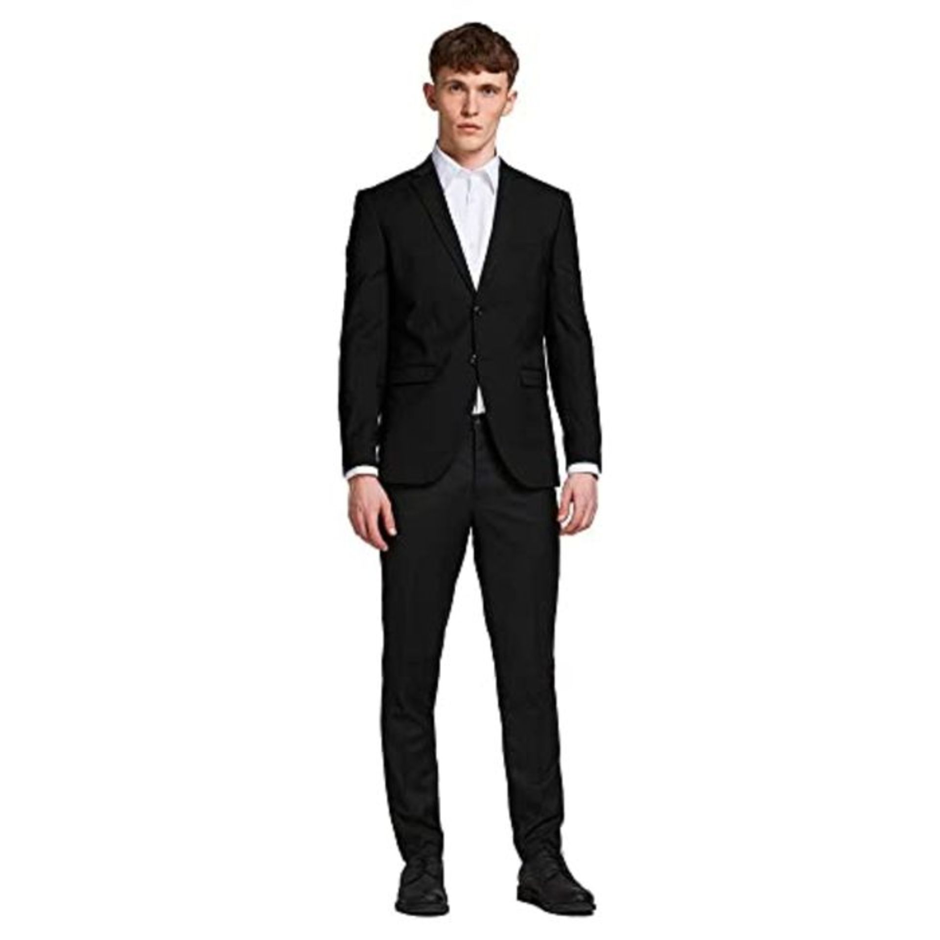 RRP £102.00 Jack & Jones Men's Jprblafranco Business Suit Pants Set, Black, 56