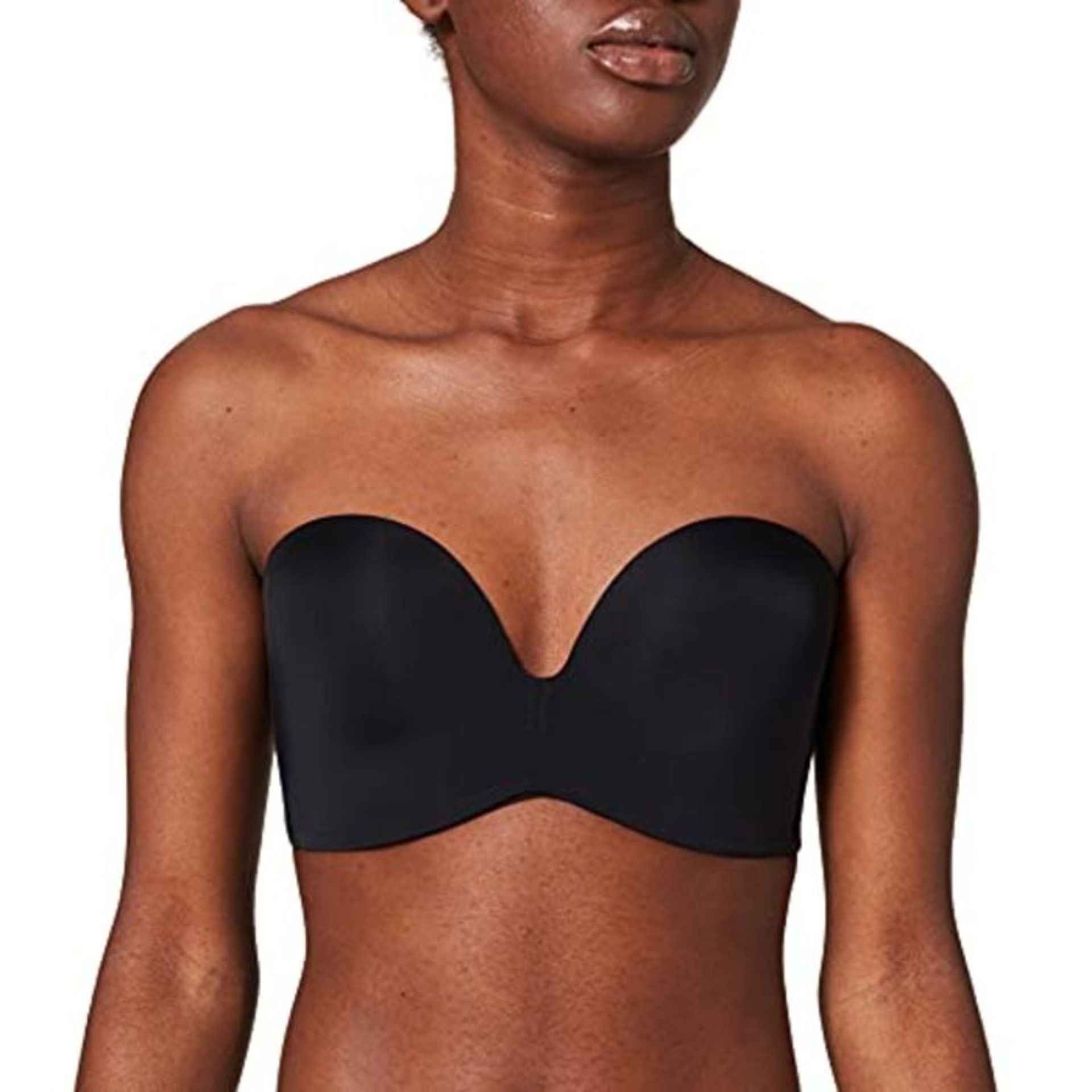 Wonderbra Women's Ultimate Strapless Everyday Bra, Black (Black 1001), 34C UK