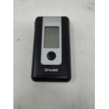 Drivaid alcohol tester, accurate professional breath alcohol meter with built-in emerg