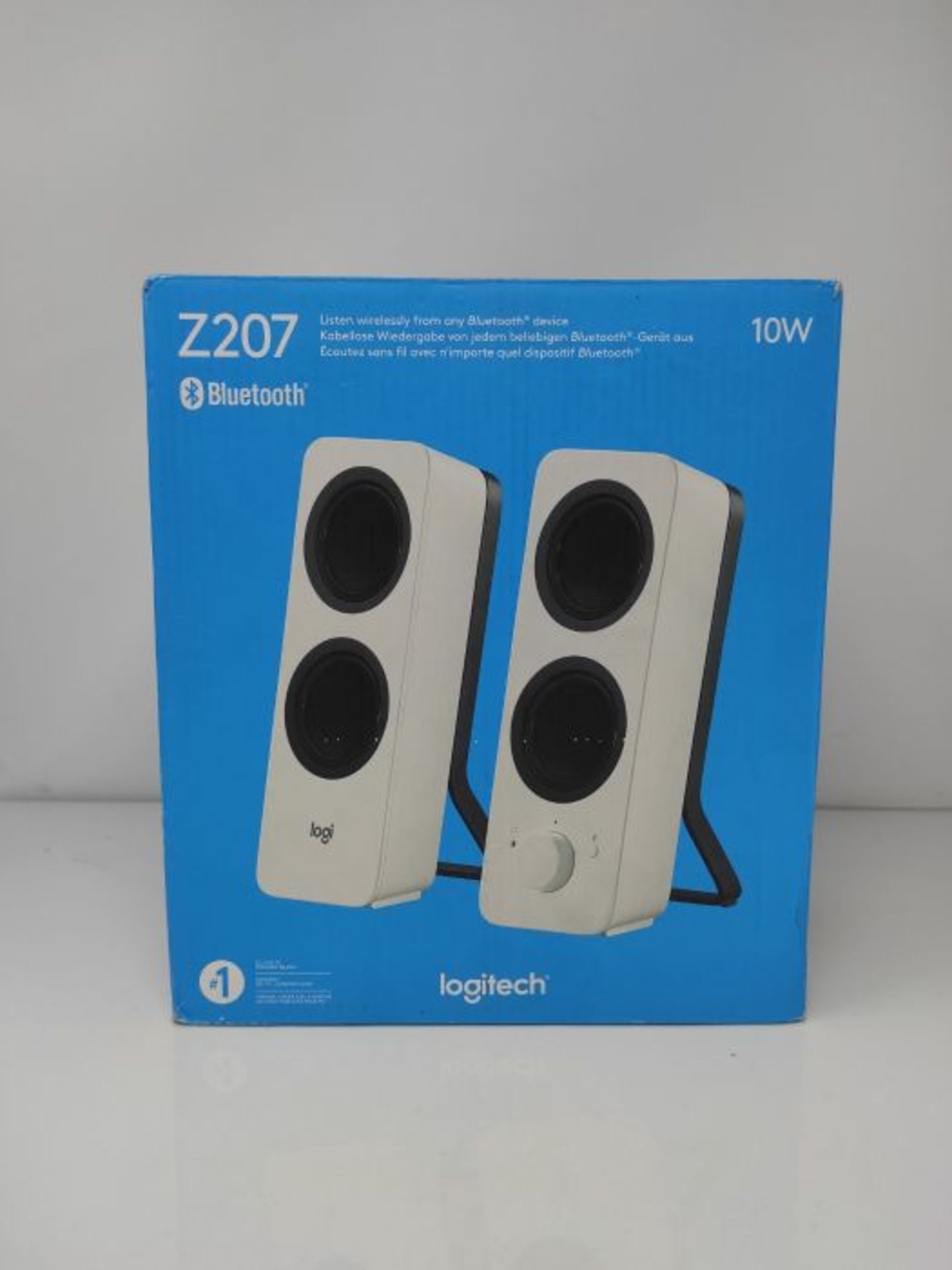 Logitech Z207 Wireless Bluetooth PC Speakers, Stereo Sound, 10 Watts Peak Power, 3.5mm - Image 2 of 3