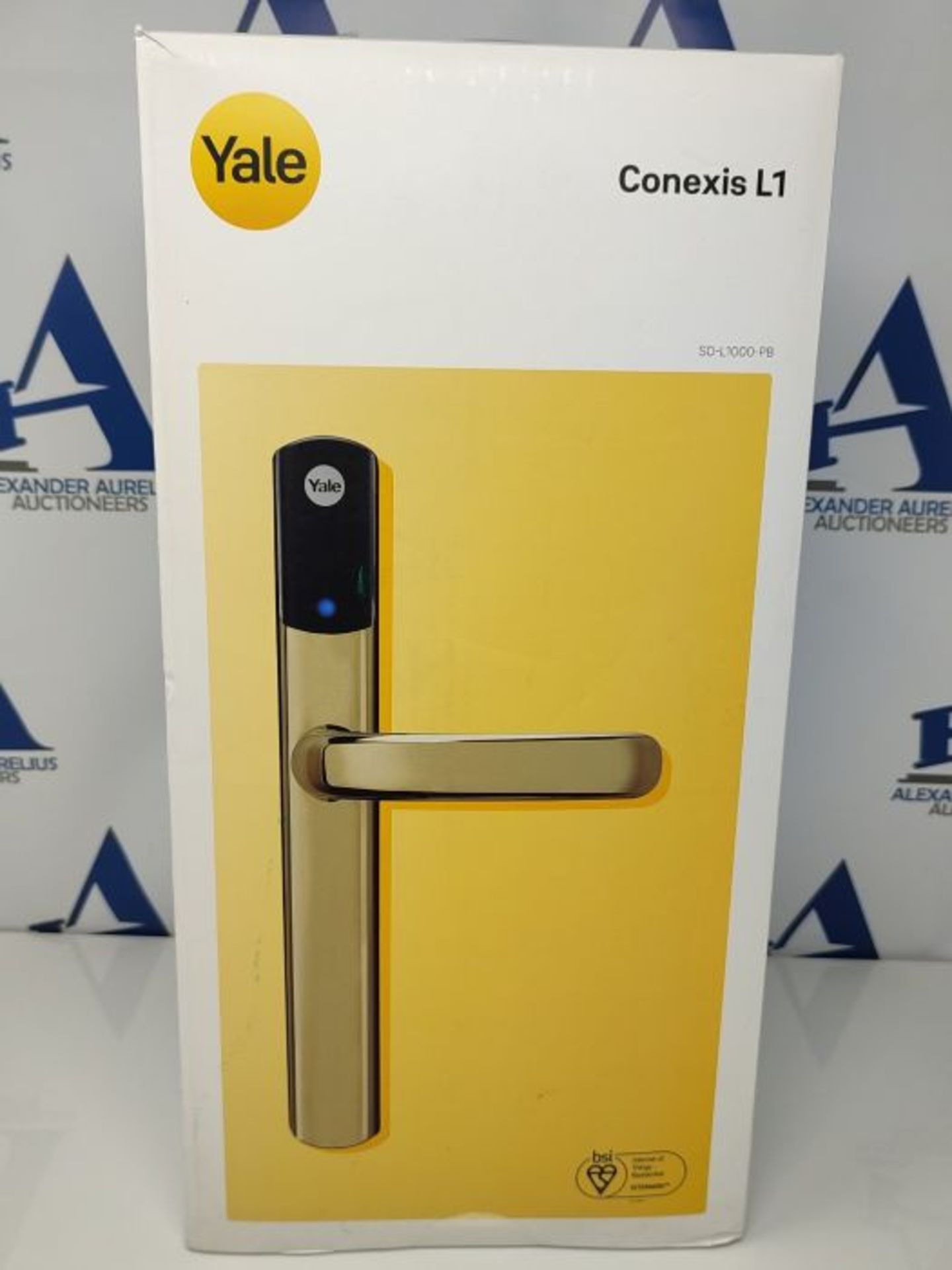 RRP £195.00 Yale SD-L1000-PB Conexis L1 Smart Keyless Door Handle For Home Security, Remote Lock/U - Image 2 of 3