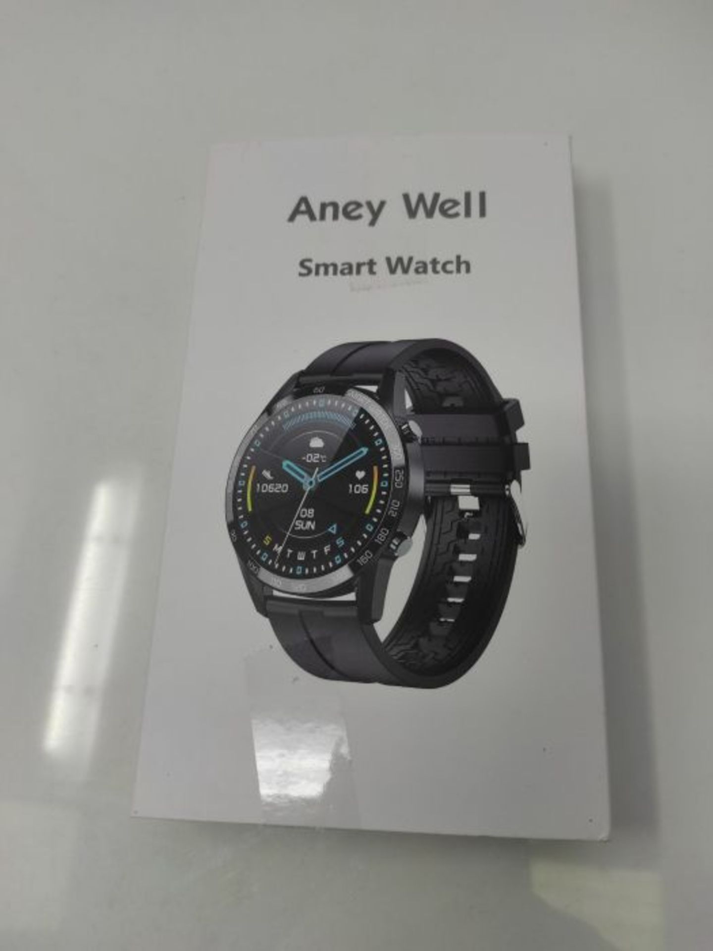 RRP £52.00 Aney Well Smartwatch Men's Sports Watch with Bluetooth Call Fitness Watch Fitness Trac - Image 2 of 3