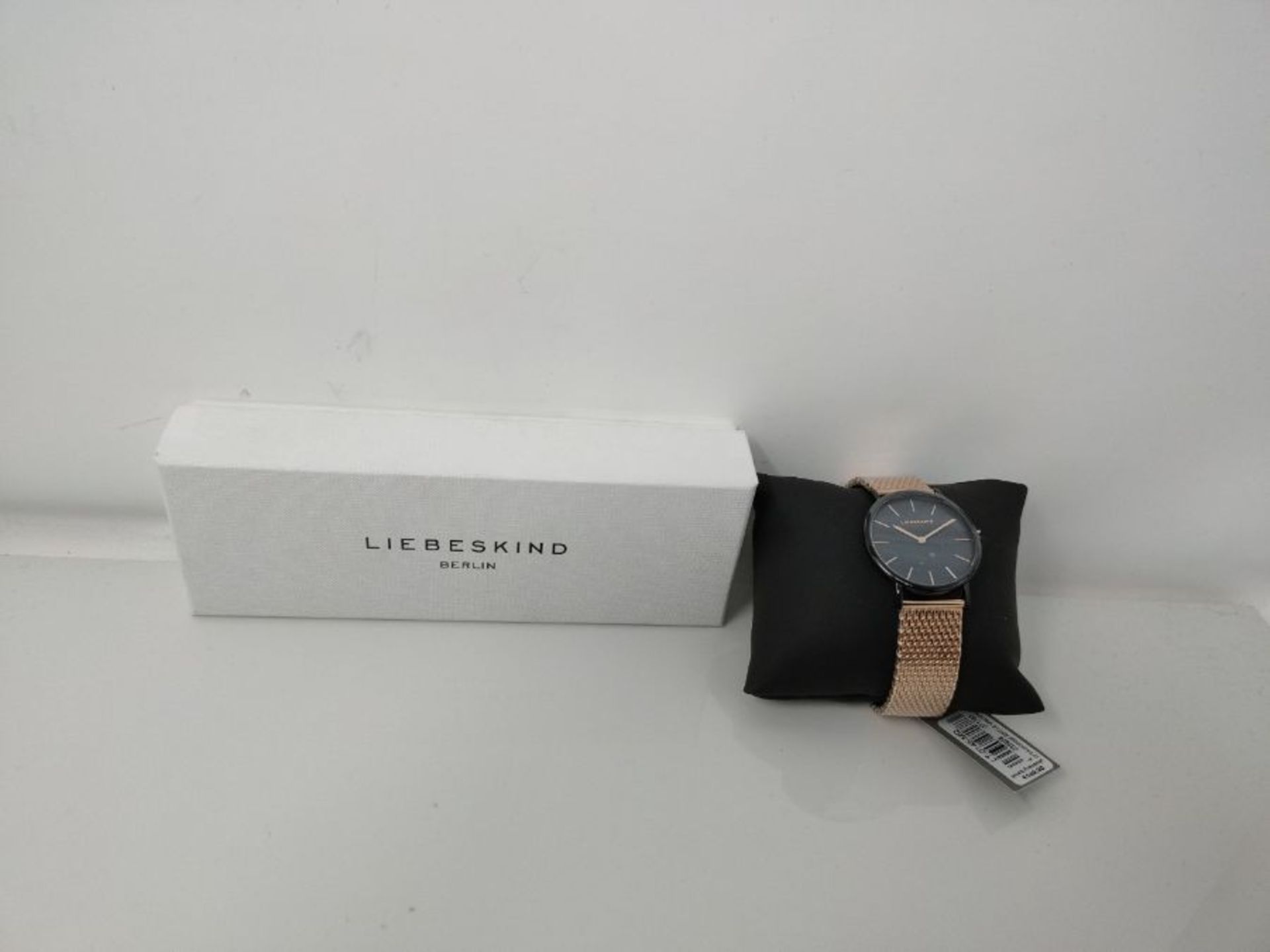 RRP £84.00 Liebeskind Berlin Damen Analog Quarz Armbanduhr mit Edelstahlarmband LT-0145-MQ - Image 2 of 3