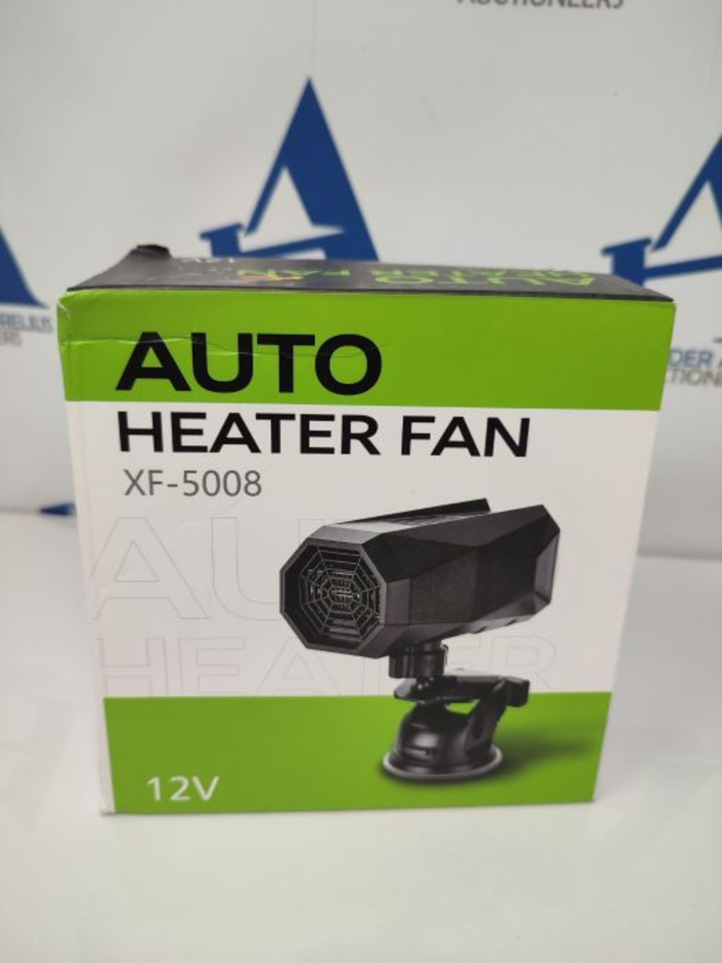 Auniq Car Heater, 2 in 1 Portable Car Heater Fan 12V 150W Defogger Demister Fan Windsh - Image 2 of 3