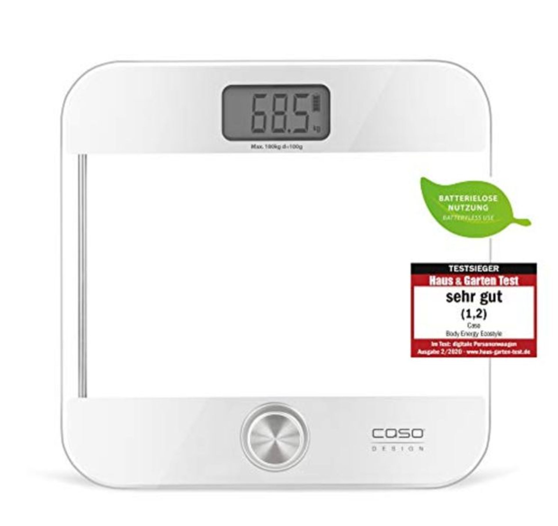 CASO 03416 Body Energy Ecostyle Designer Bathroom Scales Battery Use Body Scales with