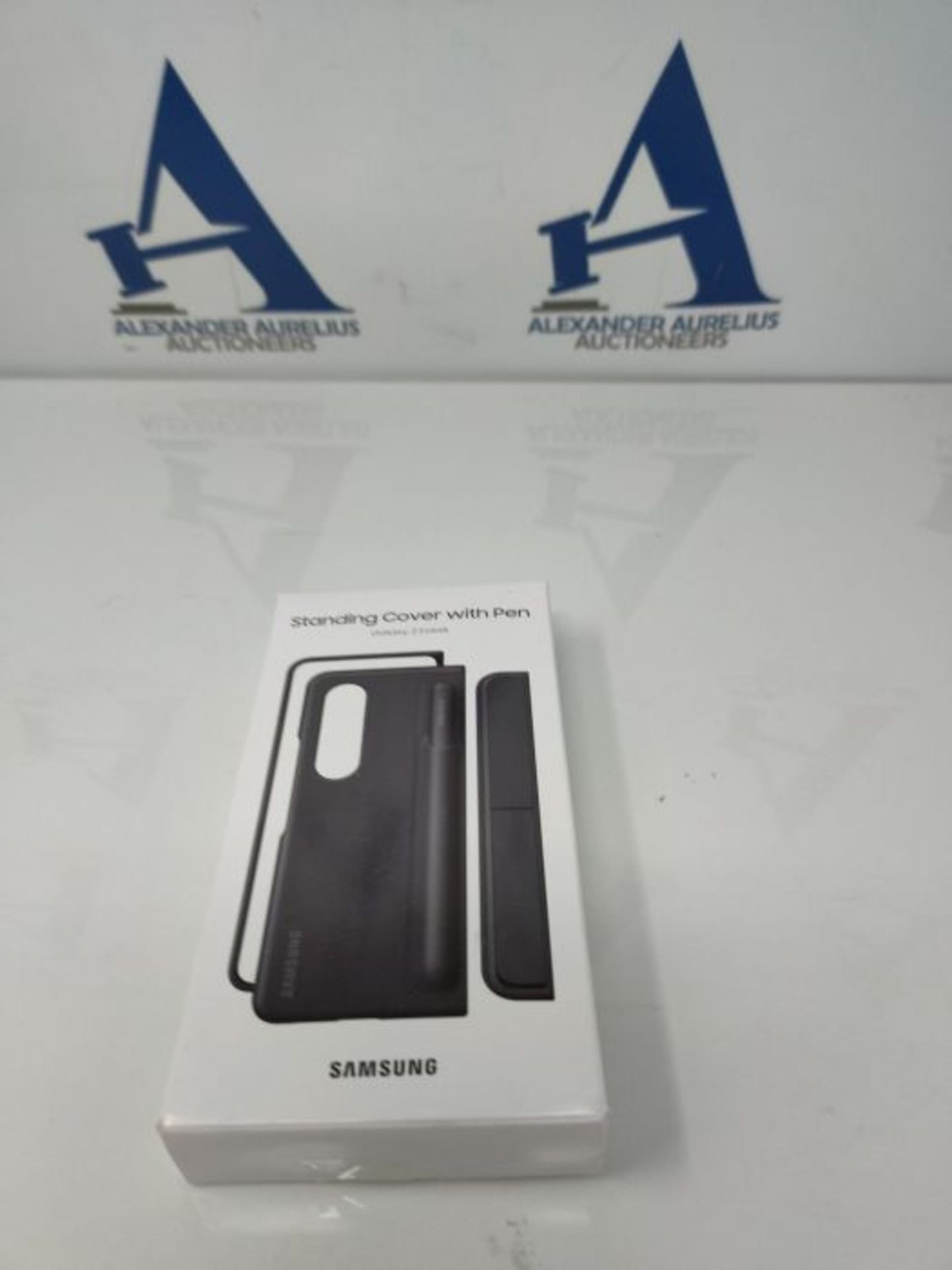 RRP £55.00 Samsung Galaxy Z Fold4 Official Standing Cover with Pen Black - Image 2 of 3