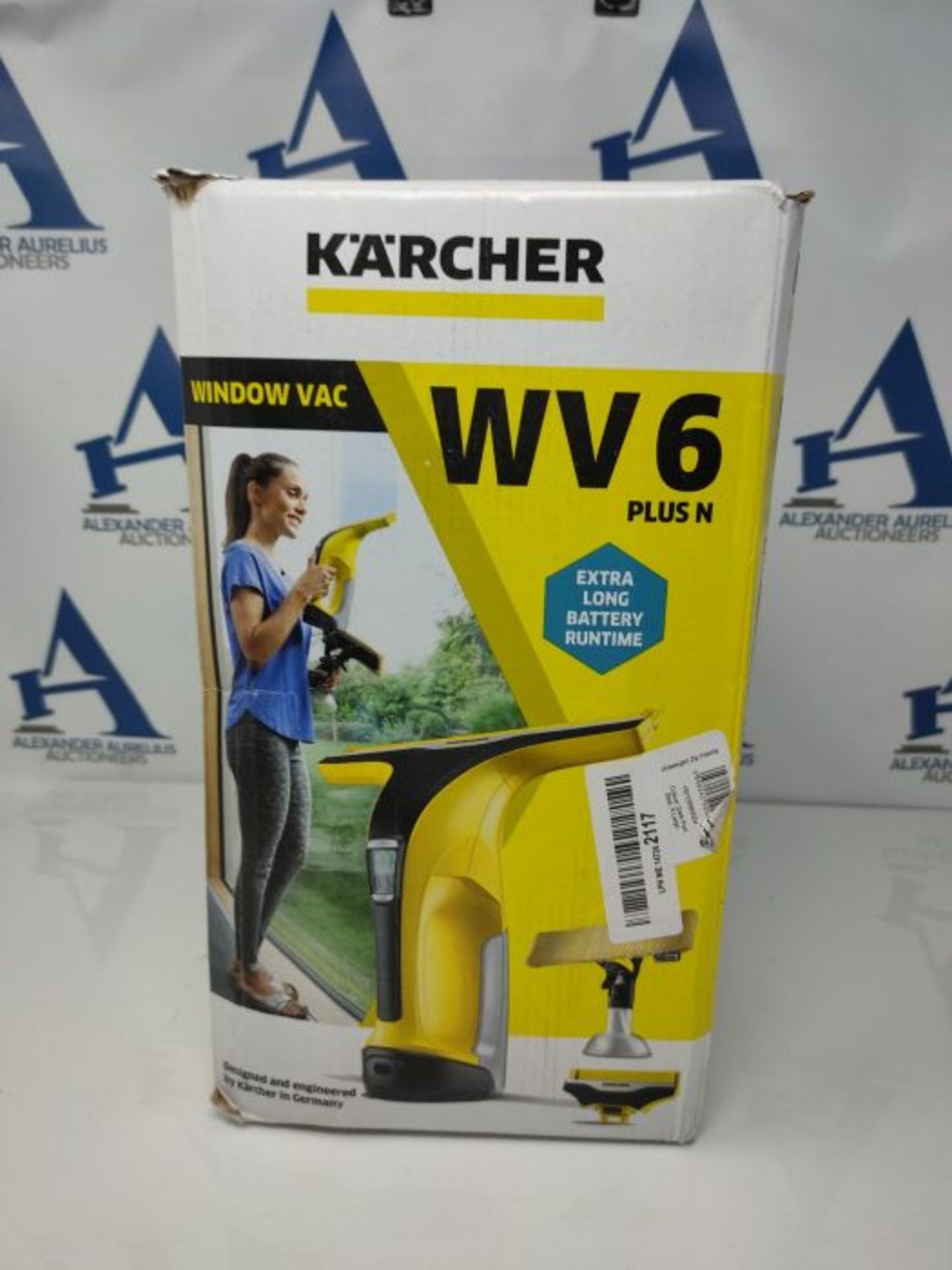 RRP £80.00 K??rcher 16332220 WV 6 Plus N Window Vac, 10 W, 240 V, Yellow/Black - Image 2 of 3