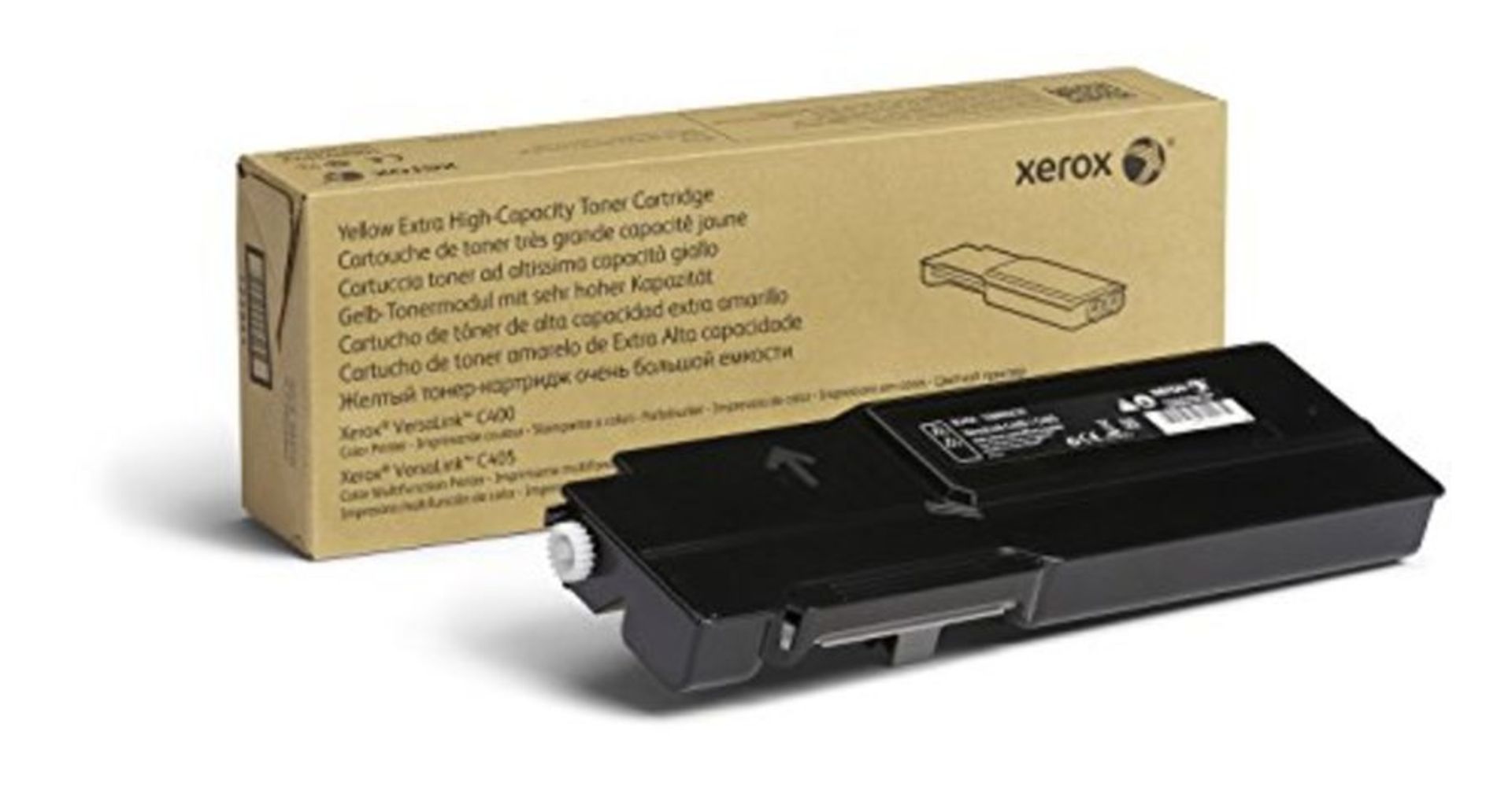 RRP £163.00 Xerox VersaLink C400/C405 Black Extra High Capacity Toner Cartridge (10,500 Pages) - 1