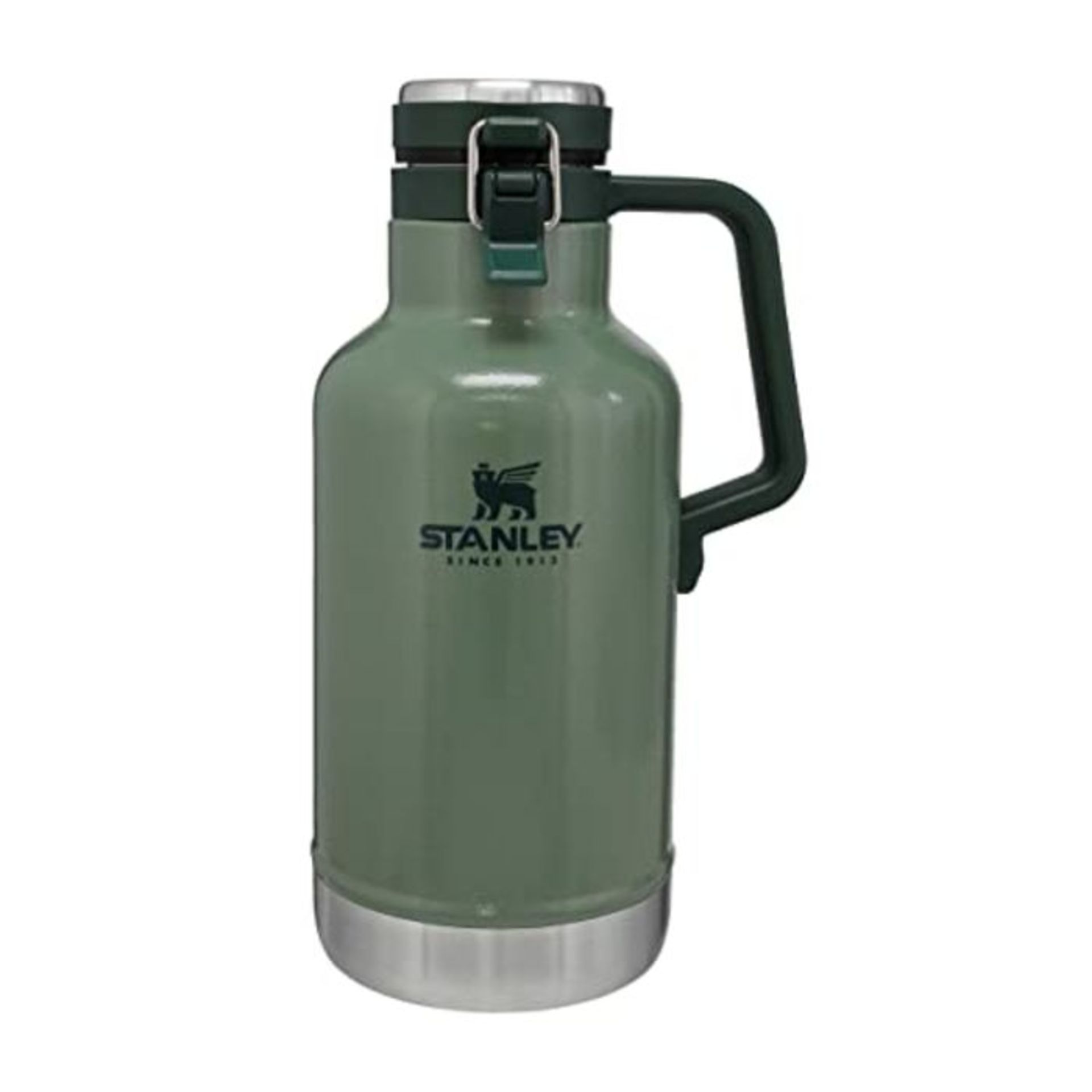 RRP £67.00 Stanley Classic Easy-Pour Growler 1.9L Hammertone Green  Insulated Growler - Keeps