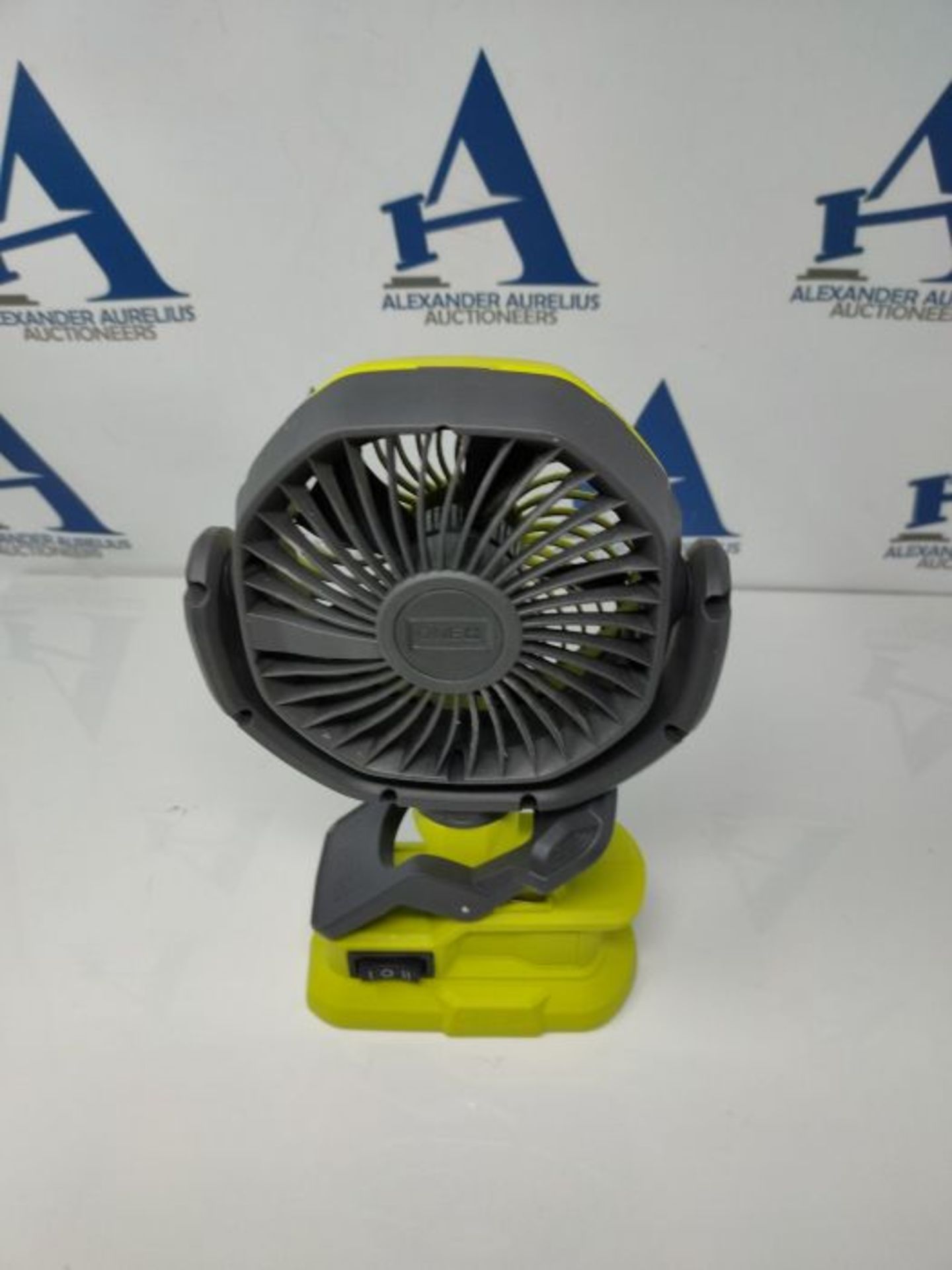 Ryobi RCF18-0 18V ONE+ Cordless 10cm Clamp Fan (Bare Tool) Hyper Green - Image 3 of 3