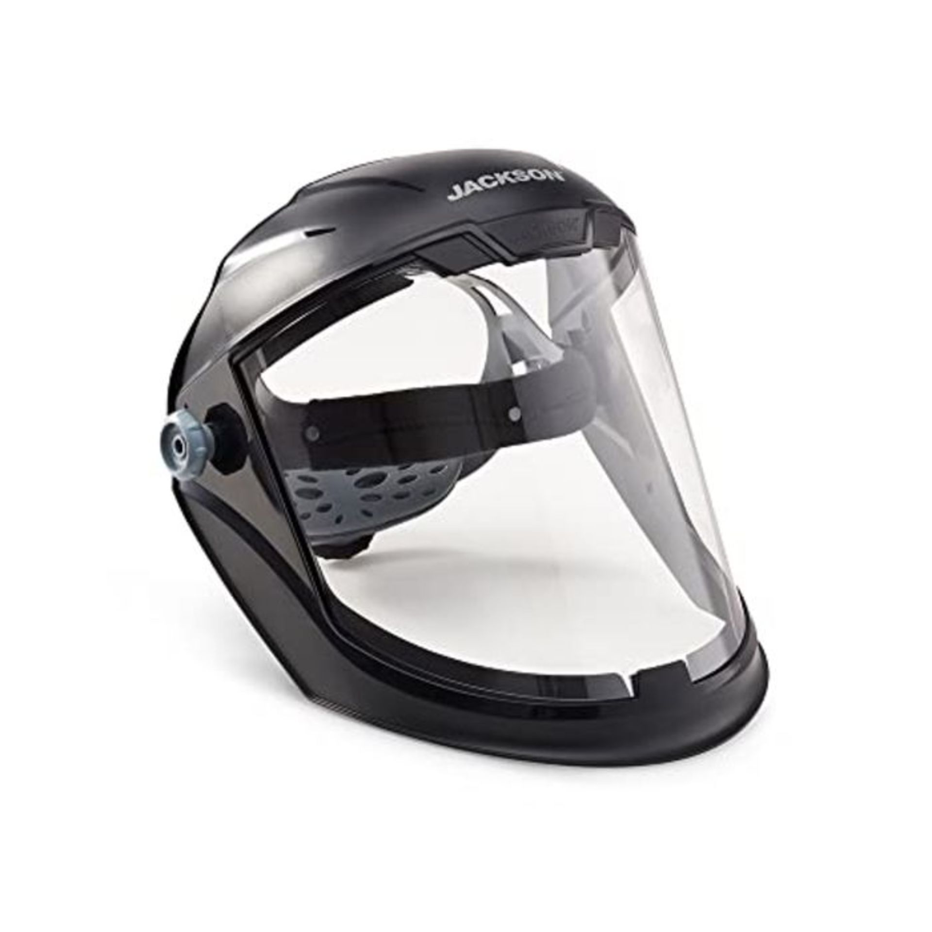 Jackson Safety,Black 14200 Maxview Premium Full Face shield/Face Guard clear tint, vis