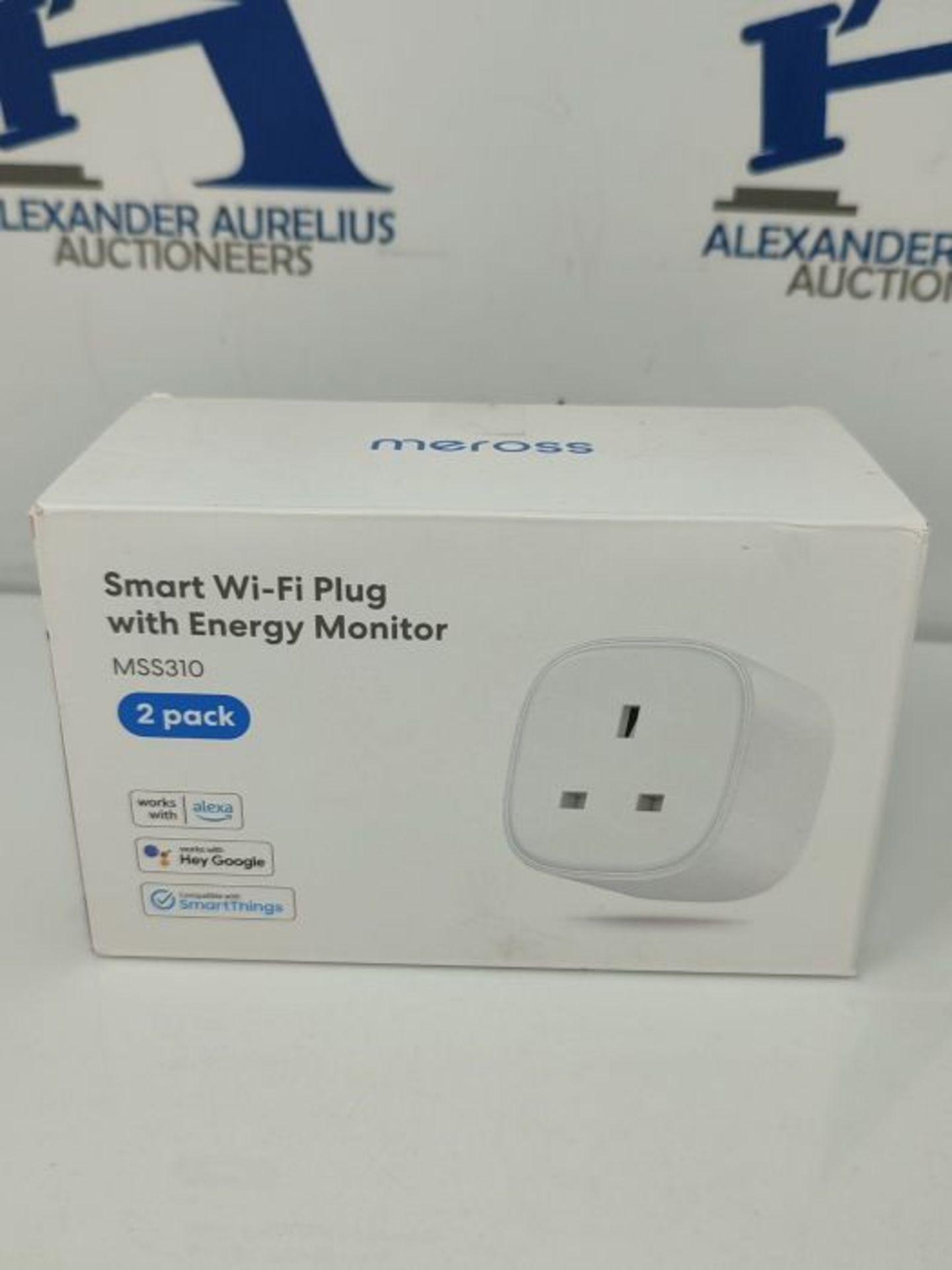 Meross Smart Plug with Energy Monitor Wi-Fi Outlet Work with Alexa Echo, Google Home, - Image 2 of 3