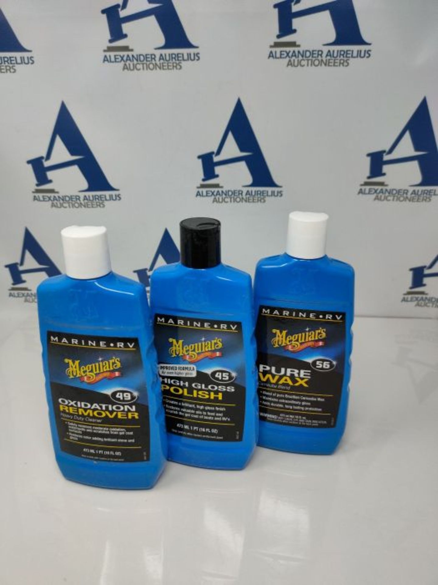 RRP £60.00 Meguiar's Marine RV 49 Boat Restoration System M4965 Kit contains Oxidation Remover, H - Image 3 of 3