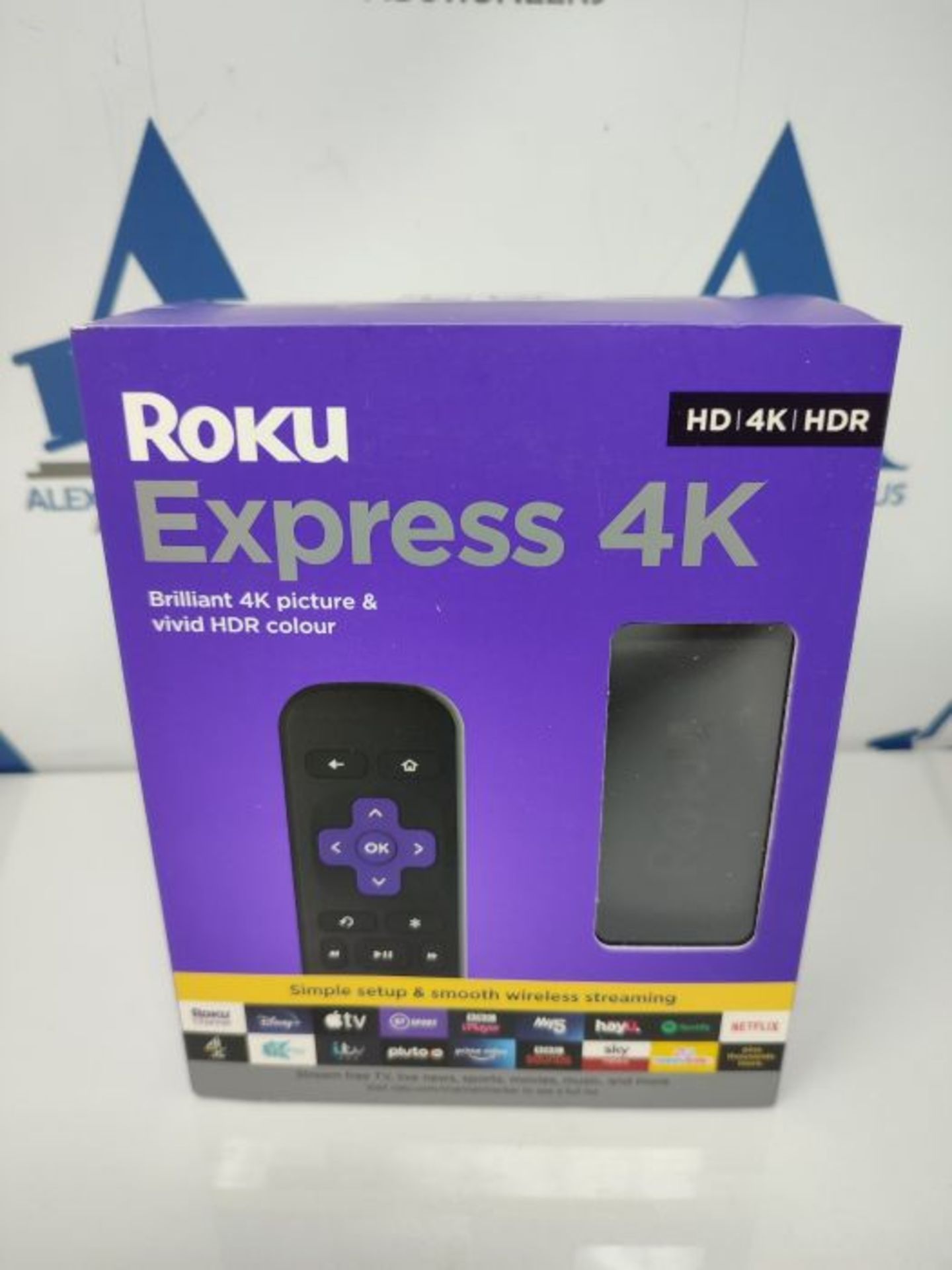 Roku Express 4K | HD/4K/HDR Streaming Media Player, Black - Image 2 of 3