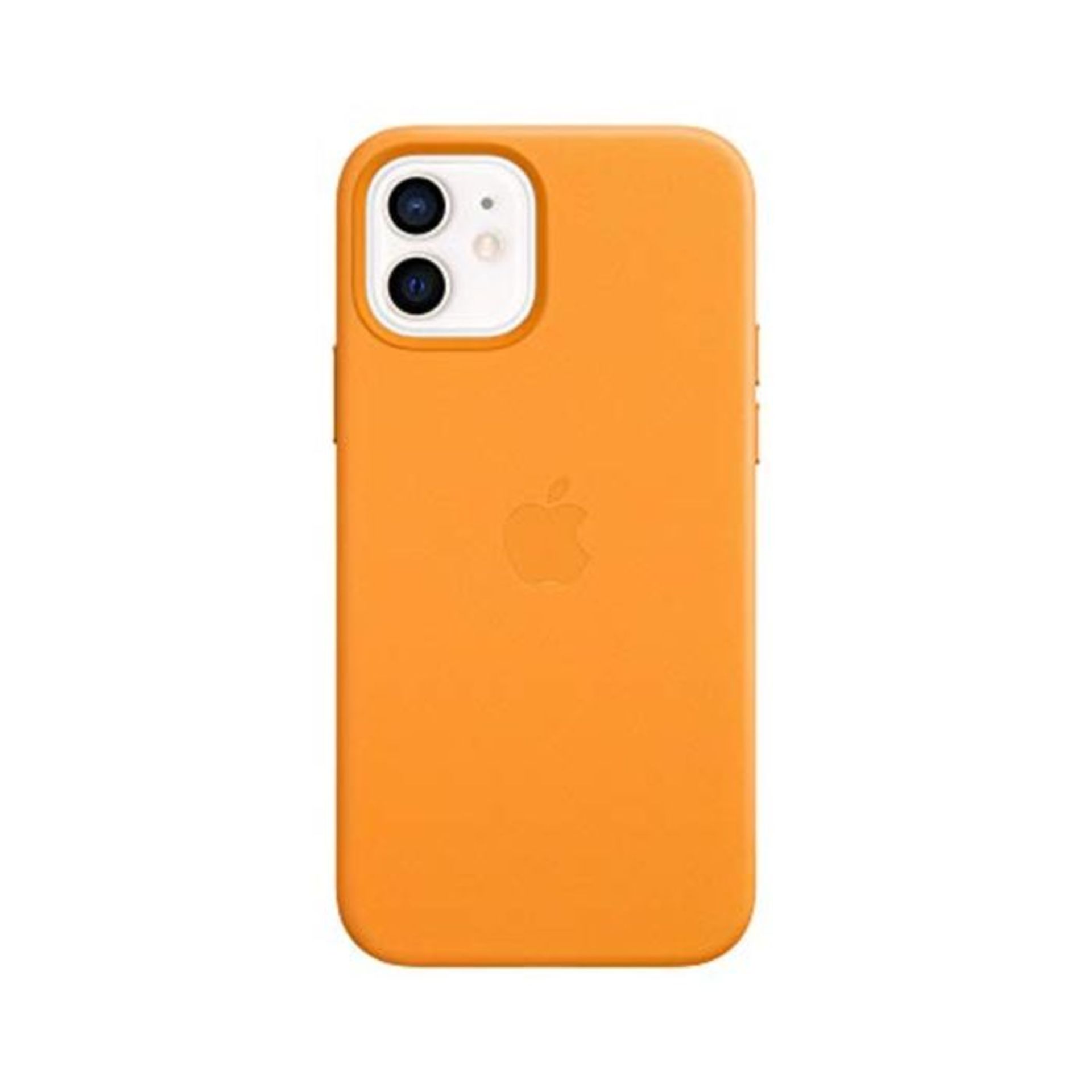RRP £59.00 Apple Leather Case with MagSafe (for iPhone 12 | 12 Pro) - California Poppy