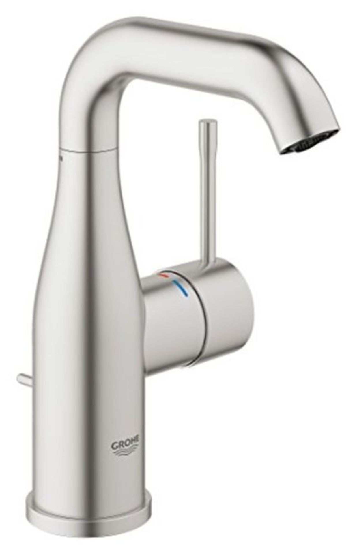 RRP £173.00 GROHE Essence bathroom fittings single lever basin mixer (DN 15, M-Size, supersteel, s