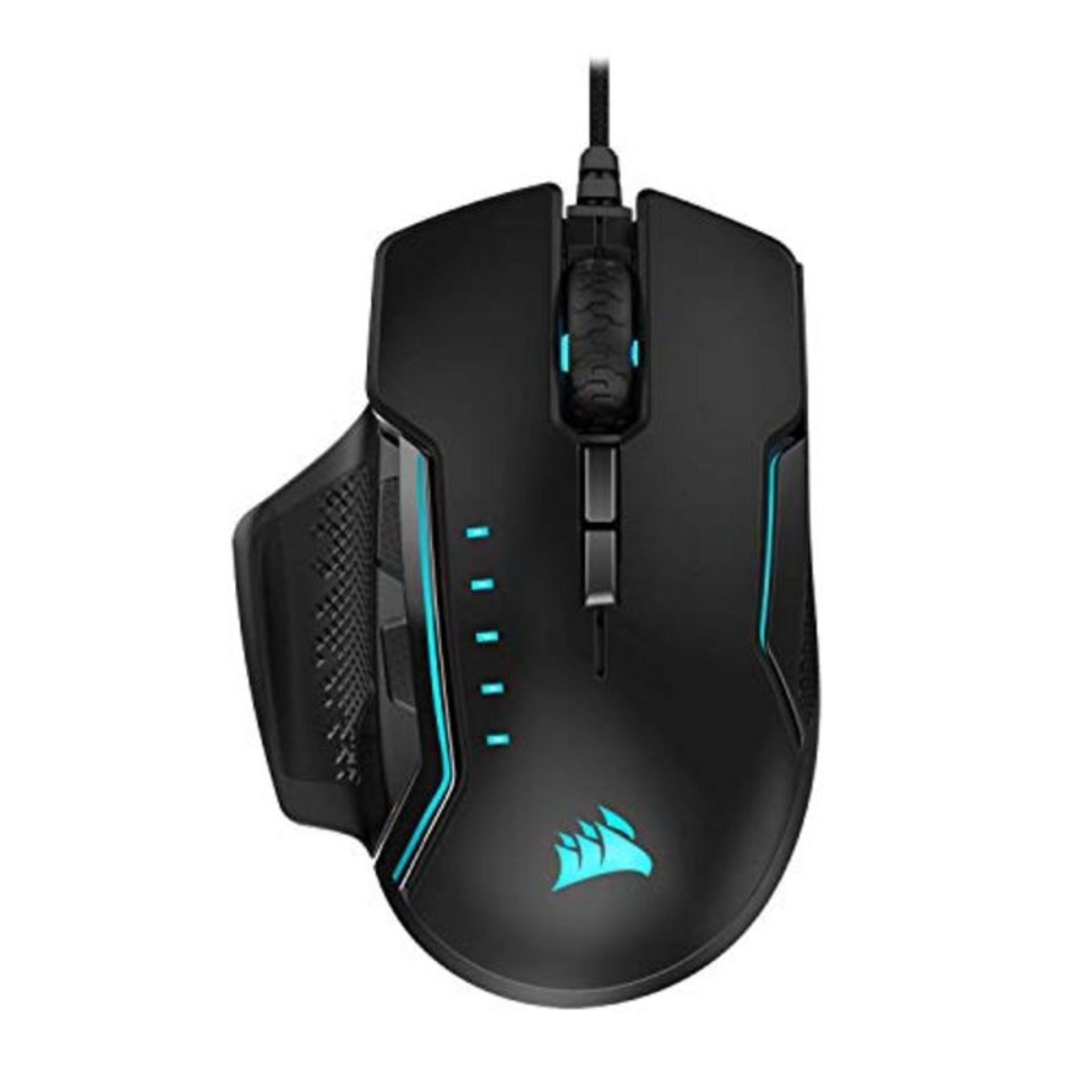 RRP £89.00 Corsair Glaive PRO RGB, Optical Gaming Mouse (18,000 DPI Optical Sensor, Interchangeab