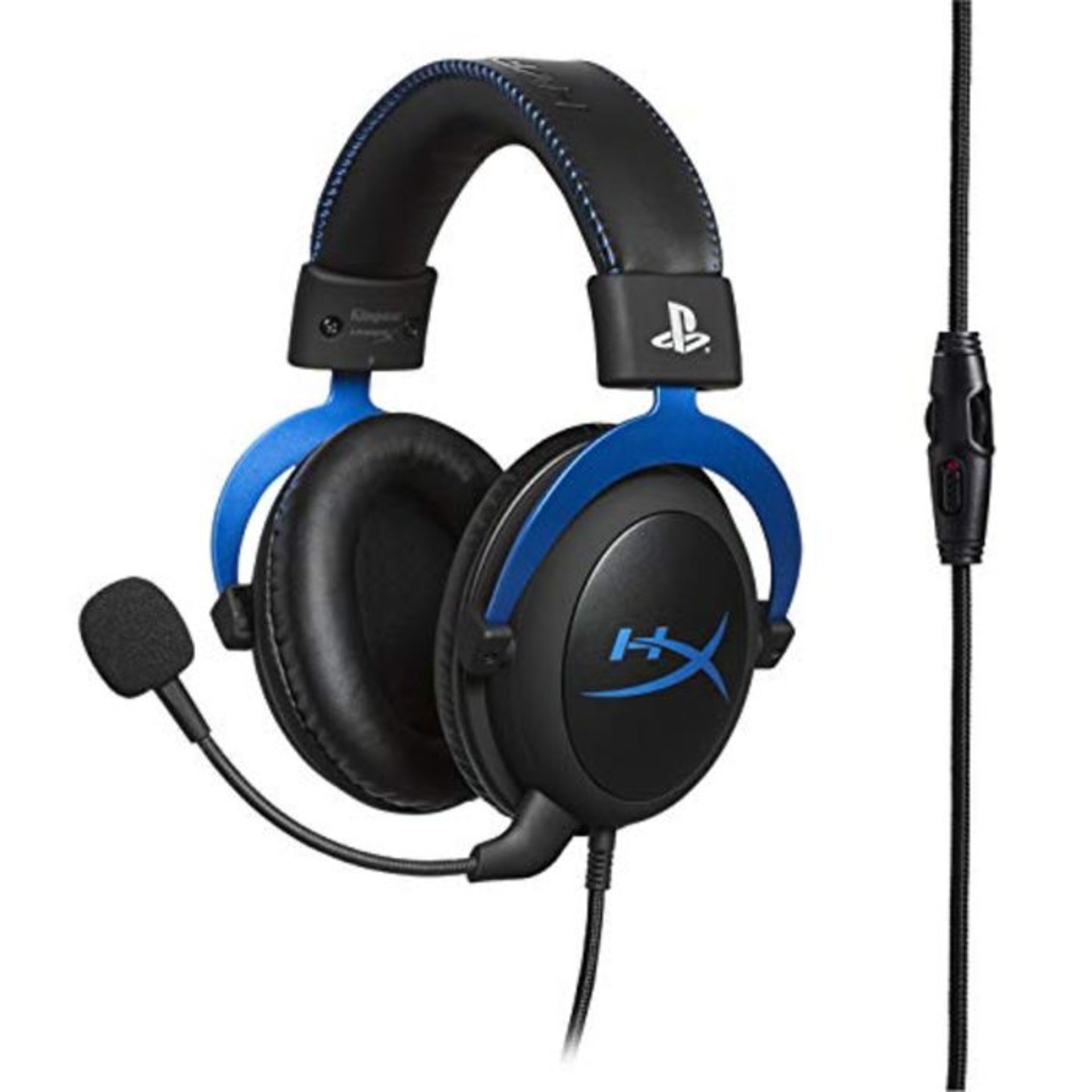 RRP £51.00 HyperX HX-HSCLS-BL Cloud for PS4 - Gaming headset, Officially licensed for PS4, Compat