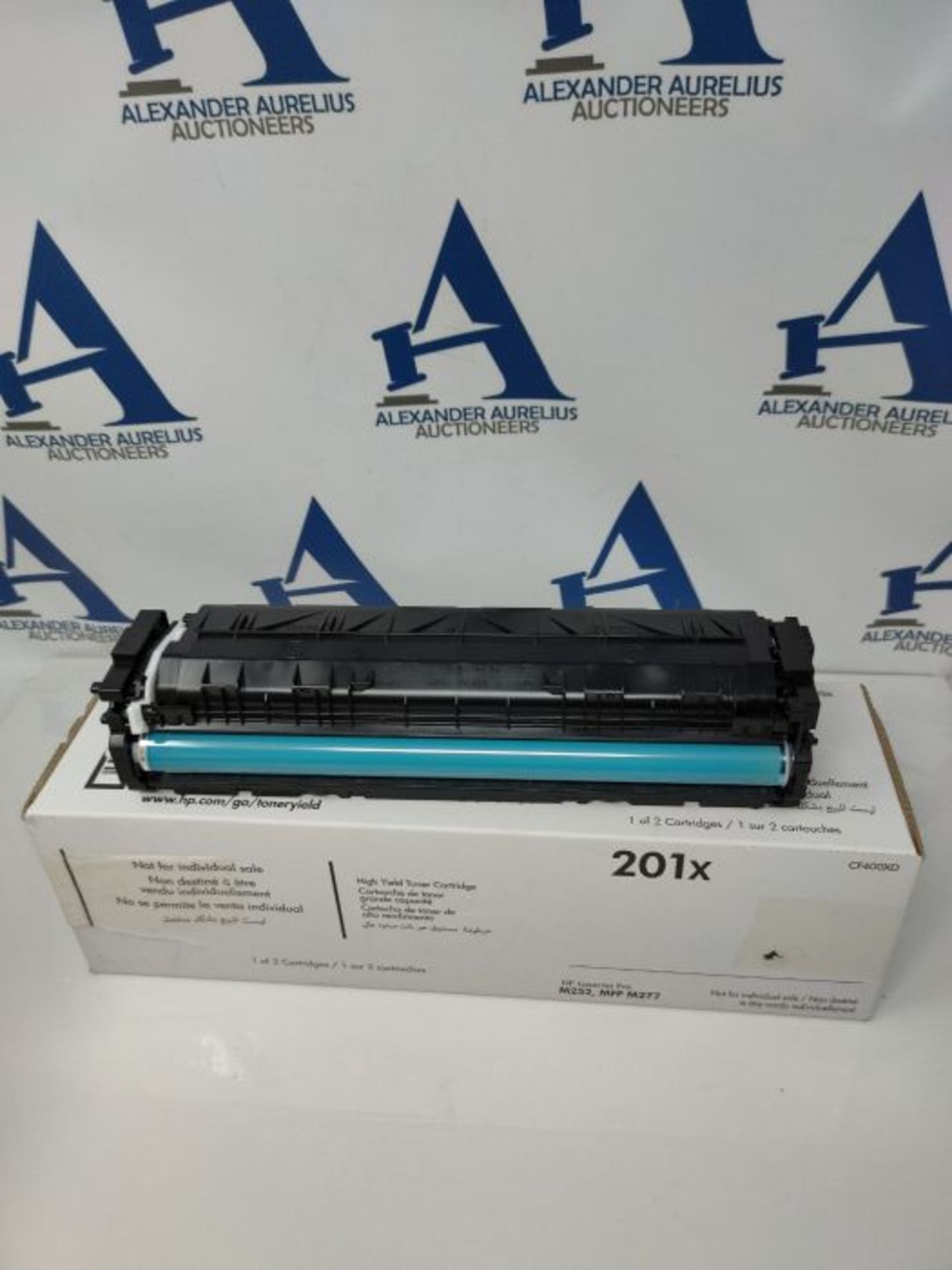 RRP £147.00 HP CF400XD 201X High Yield Original LaserJet Toner Cartridges, Black, Pack of 2 - Image 2 of 3