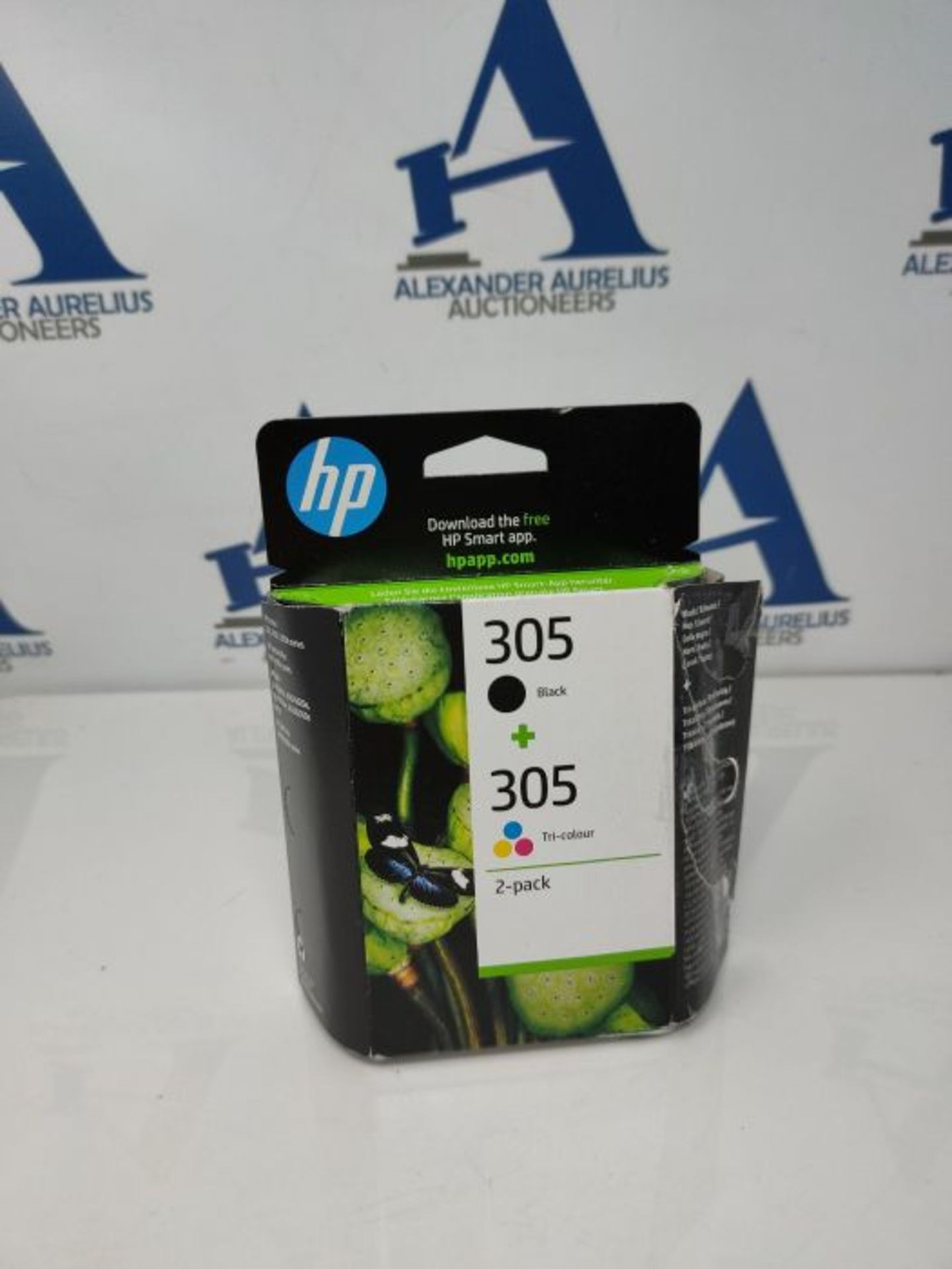 HP 305, Black/Tri-Colour Original Ink Cartridges (6ZD17AE) (Pack of 2) - Image 2 of 3