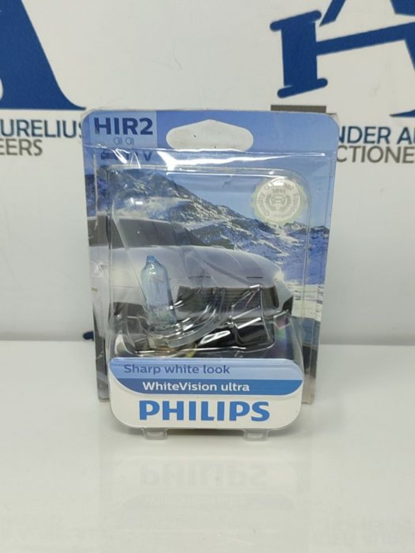Philips WhiteVision ultra HIR2 car headlight bulb, single blister - Image 2 of 3